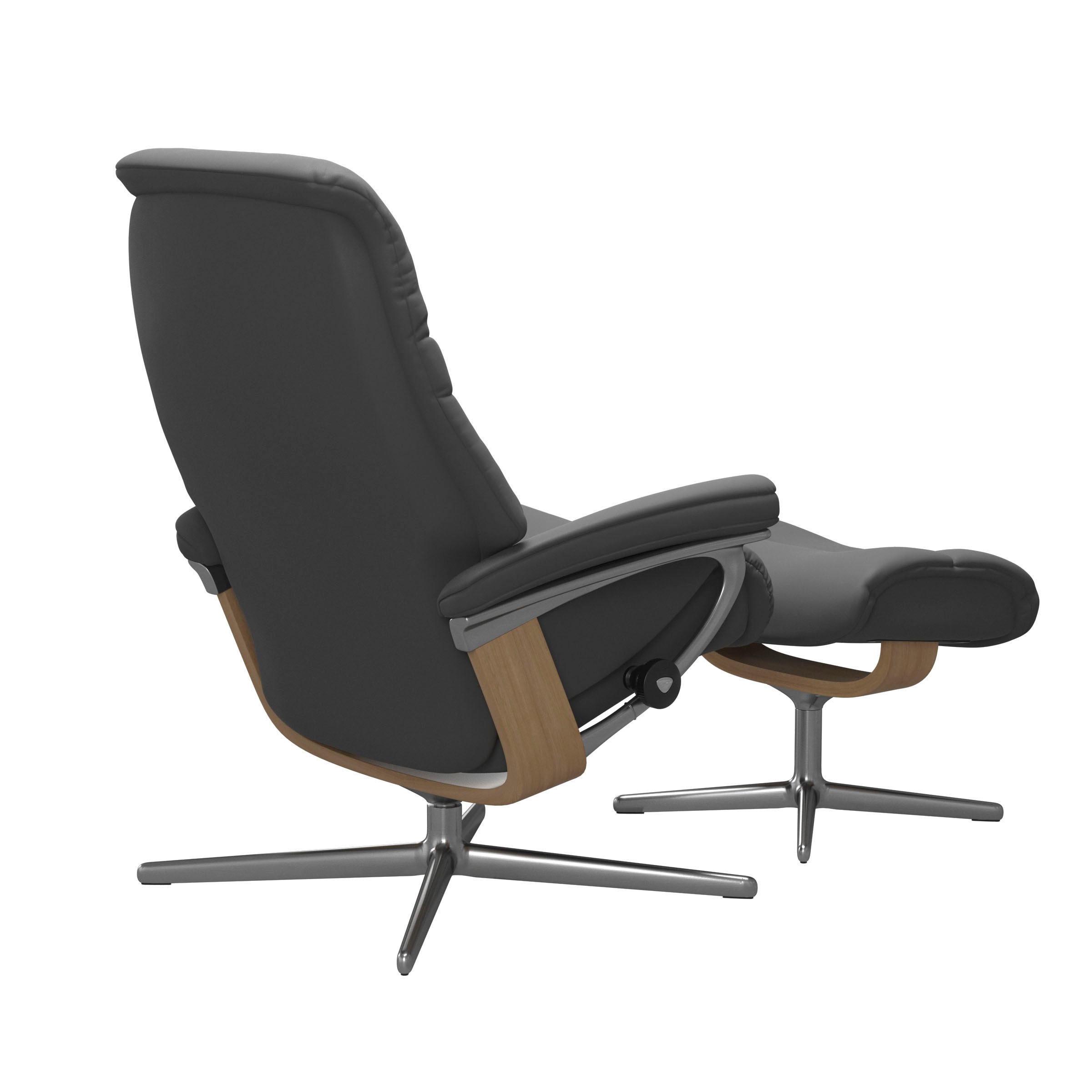 Stressless® Fußhocker »Sunrise«, mit Cross Base, Größe S, M & L, Holzakzent Eiche
