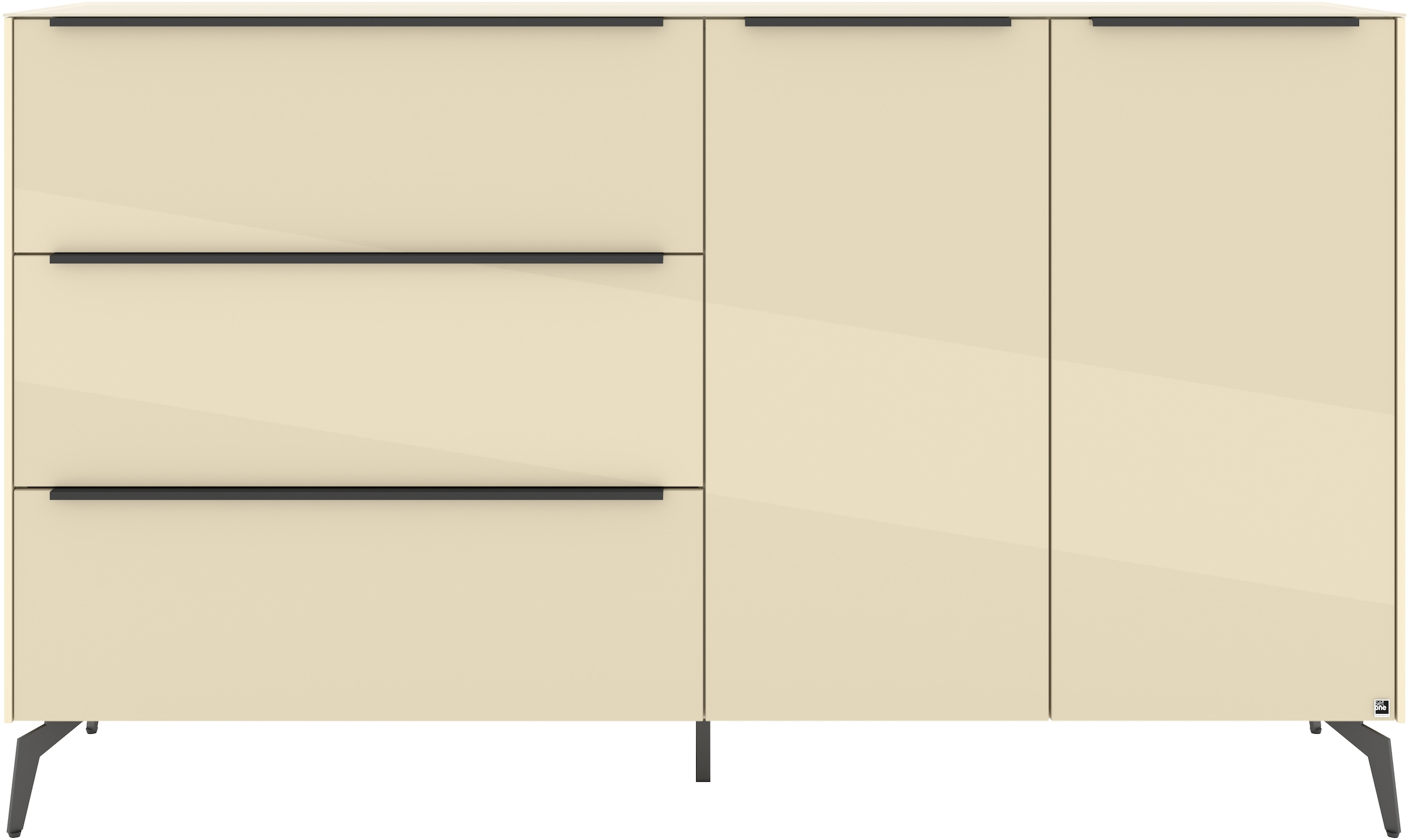 set one by Musterring Sideboard »Reno« 1 Stk. tlg. Mit Winkelfuß in diversen Farben, 109 cm Höhe & Farbauswahl