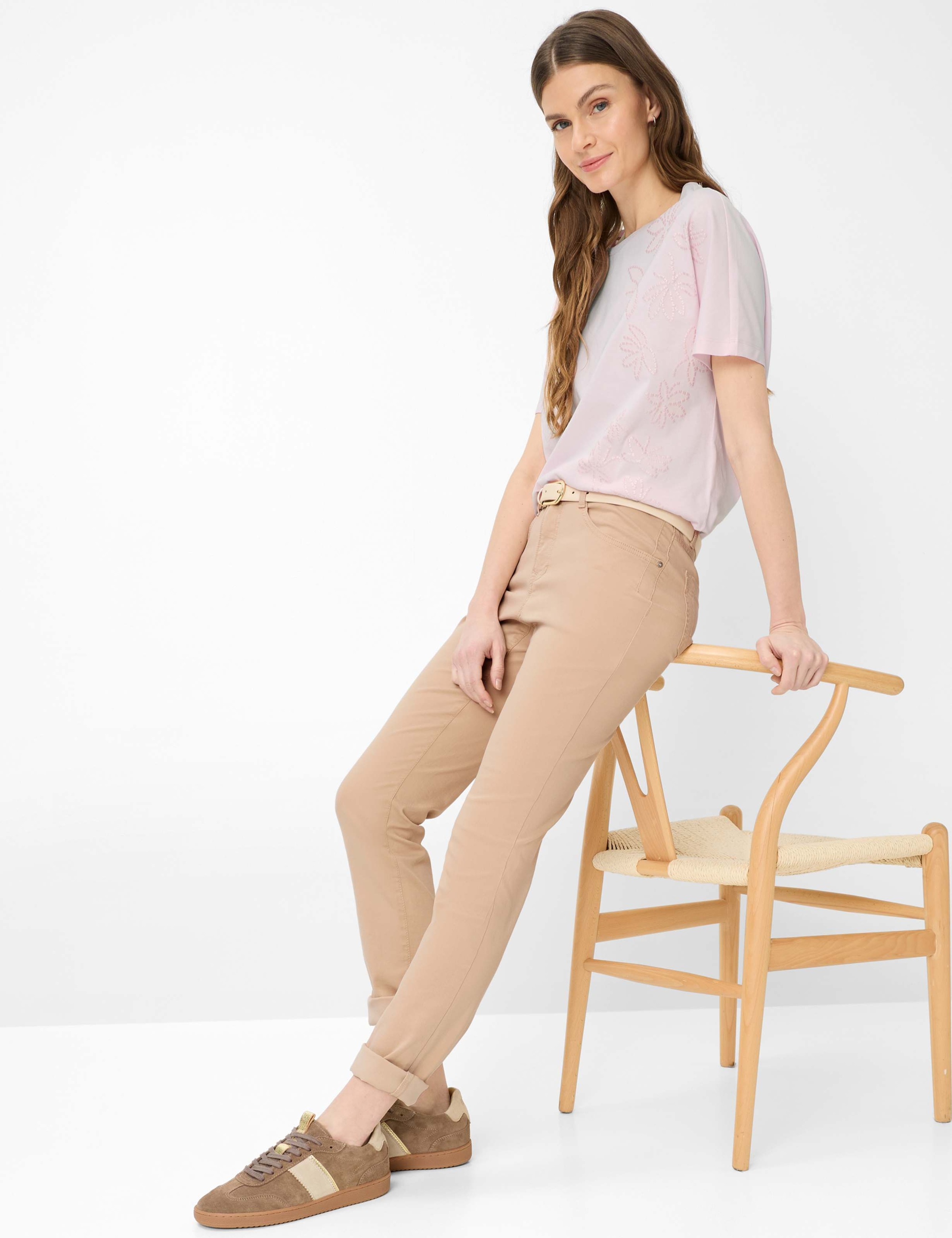 BRAX Mary 5-Pocket-Jeans Hellbeige 44L 3