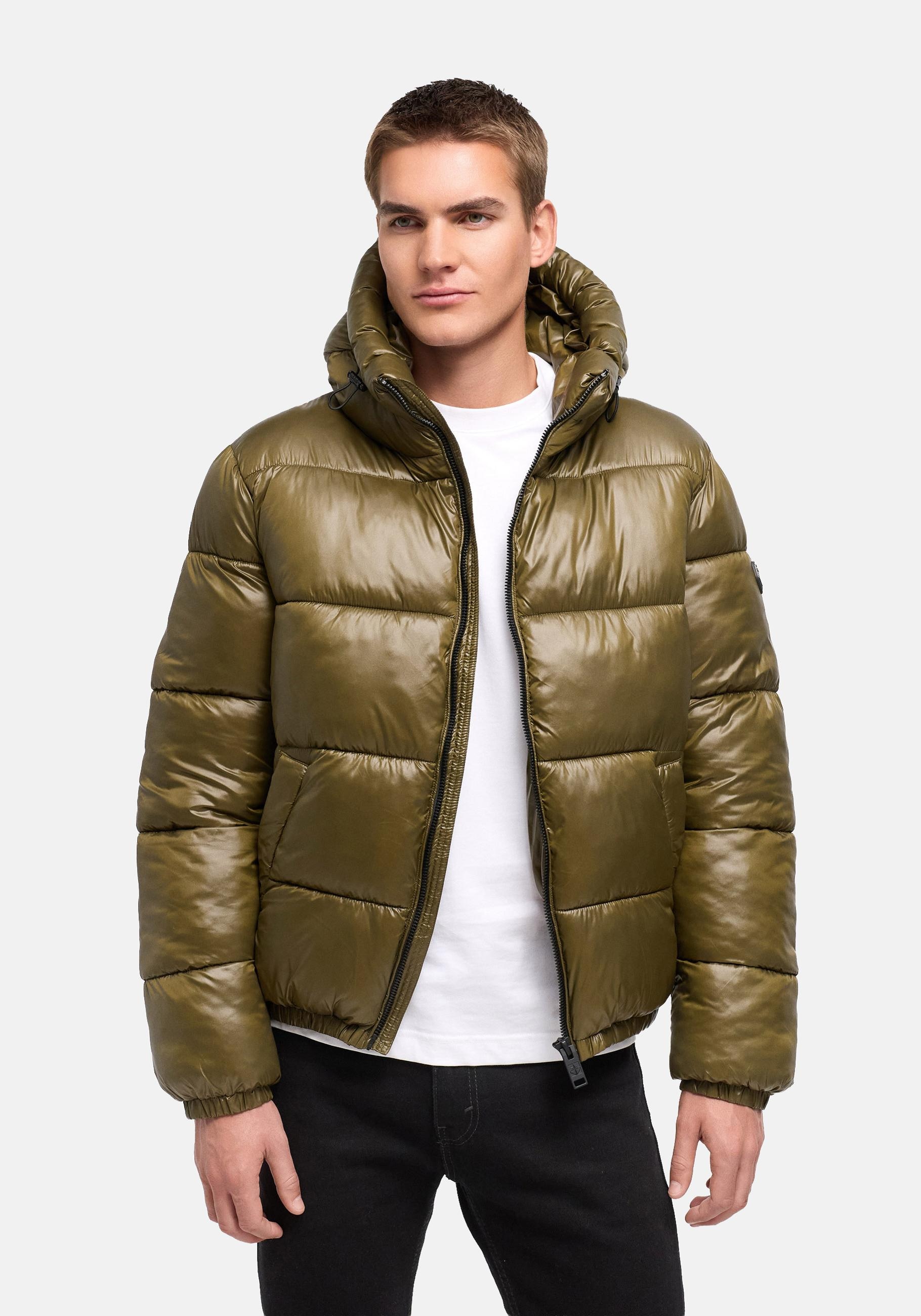 Stone Harbour Outdoorjacke "Tanioos XX" mit Kapuze Warme Herren Steppjacke mit verstellbarer Kapuze