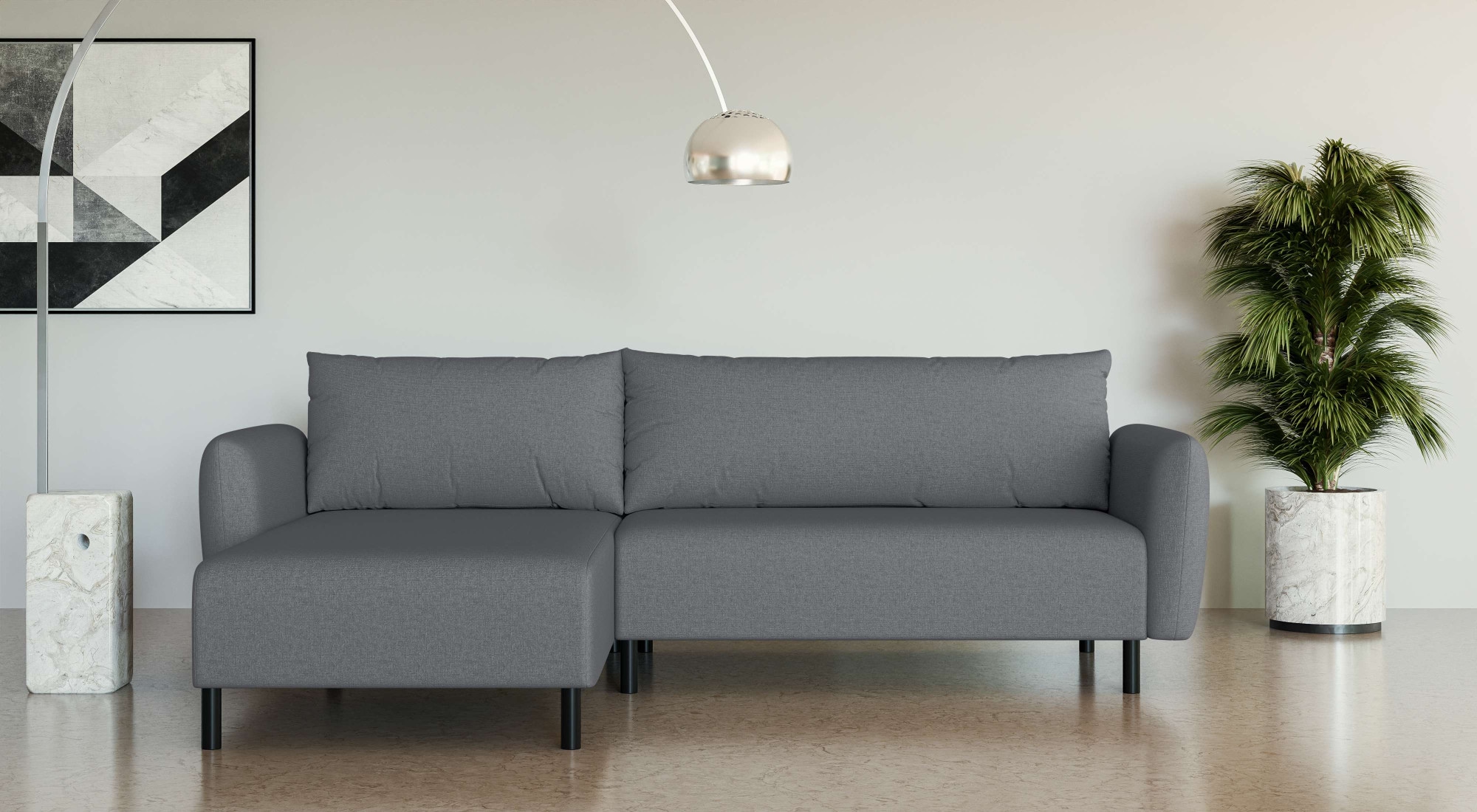 Home affaire Ecksofa "Glandine" L-Form