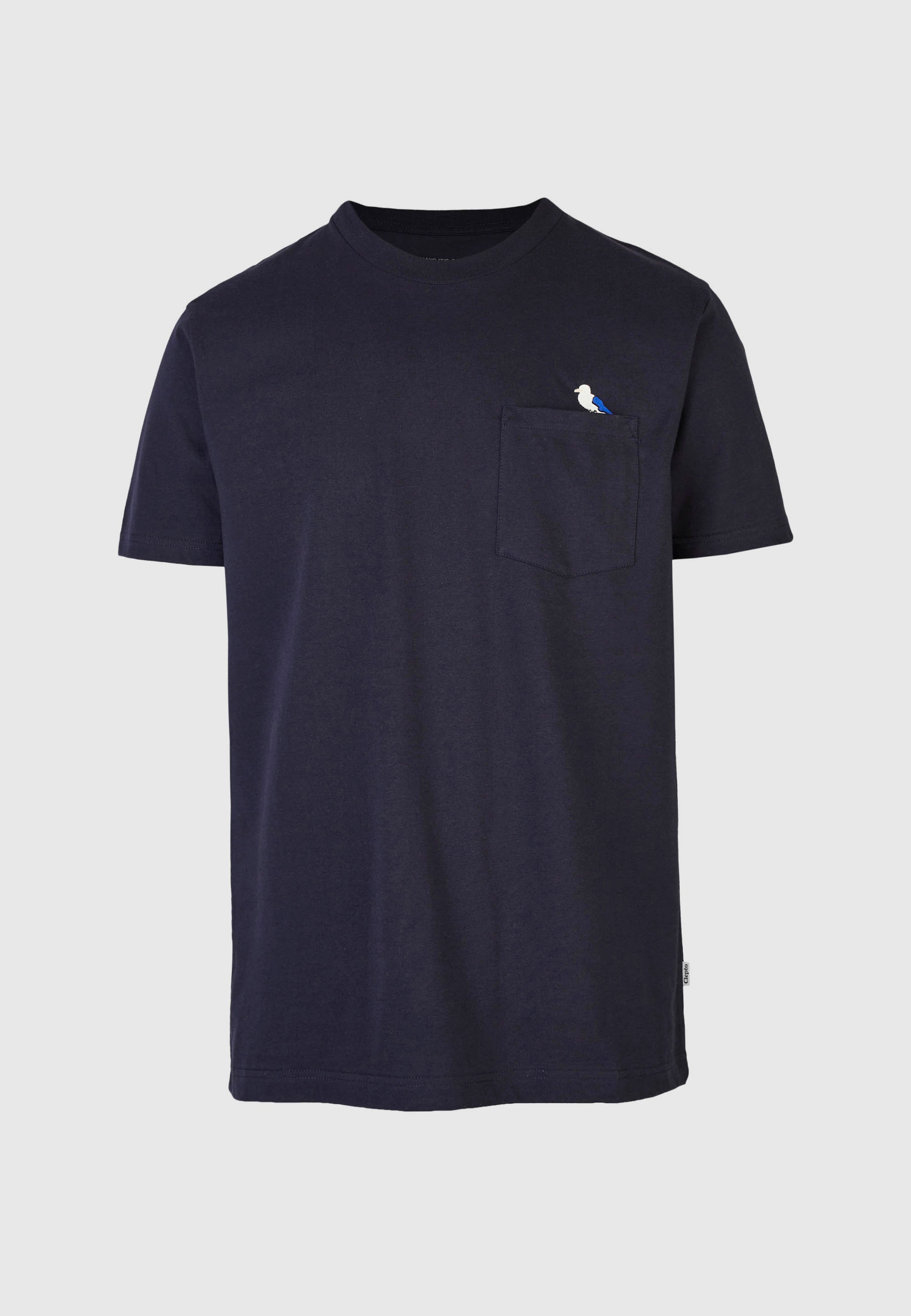 Cleptomanicx T-Shirt »Embro Gull Pocket«, mit lockerem Schnitt