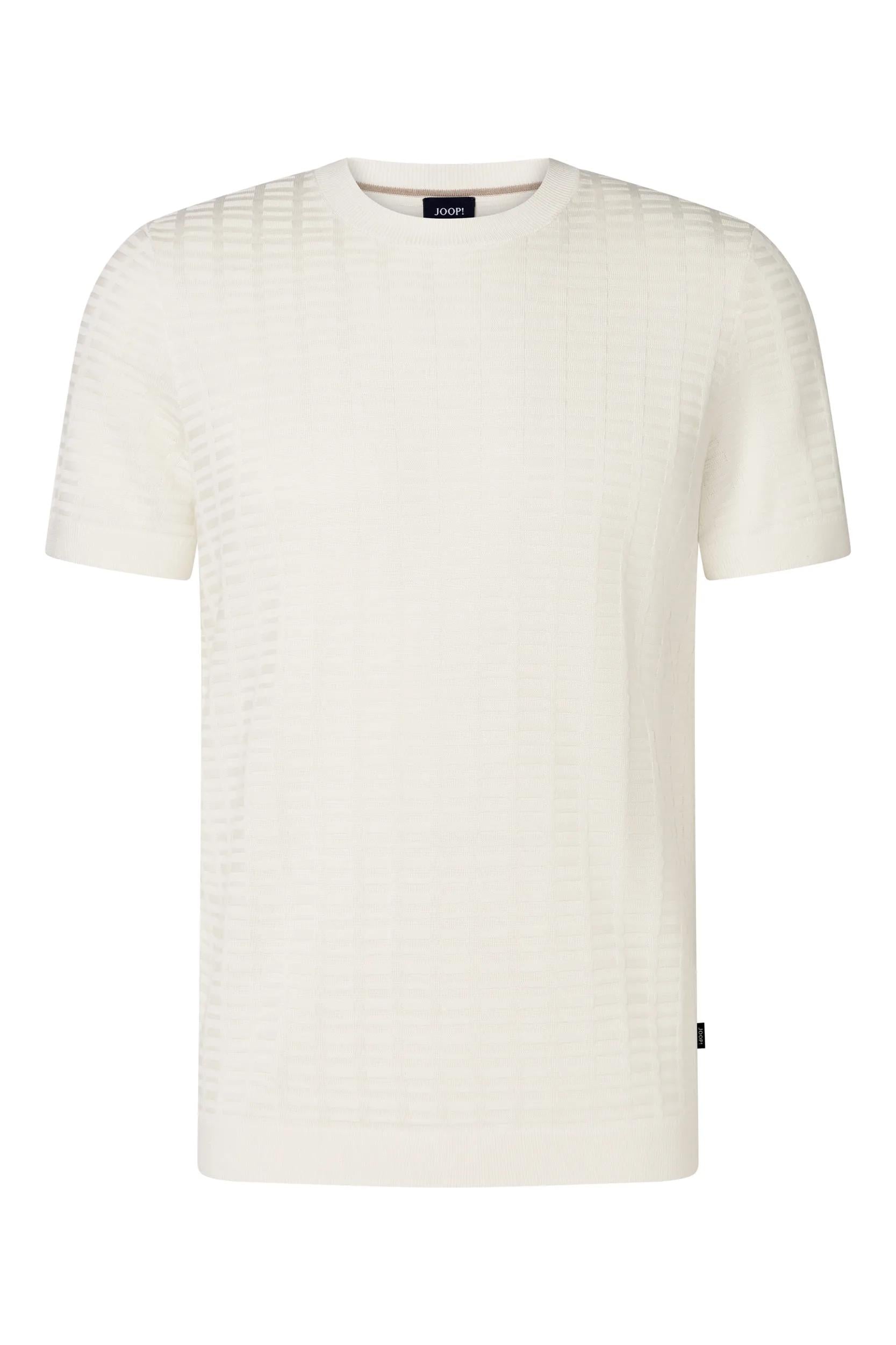 JOOP Kurzarmpullover "Theor" mit Strukturmuster
