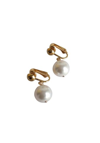 Gemshine Paar Ohrclips »Perlen Edel Weiß«, Made in Germany kaufen