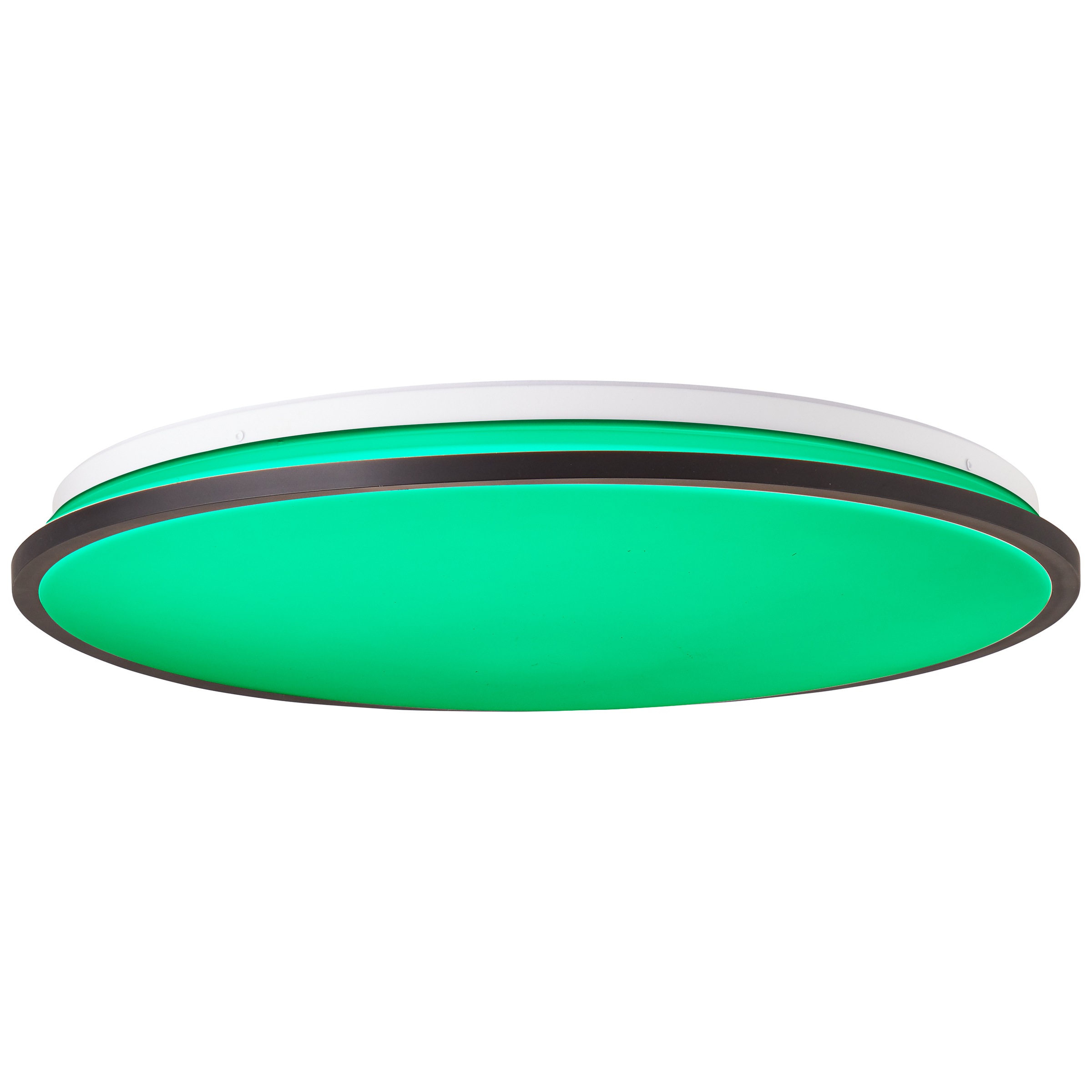 Brilliant LED Deckenleuchte »Heida«, 3000 lm, Ø 49 cm, Metall/Kunststoff, schwarz