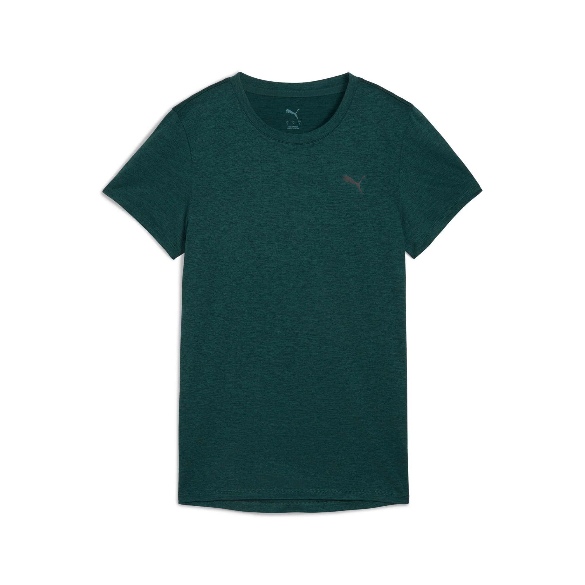 PUMA Trainingsshirt "W TAD ESSENTIAL HEATHER TEE" gerade Passform mit Seite günstig online kaufen