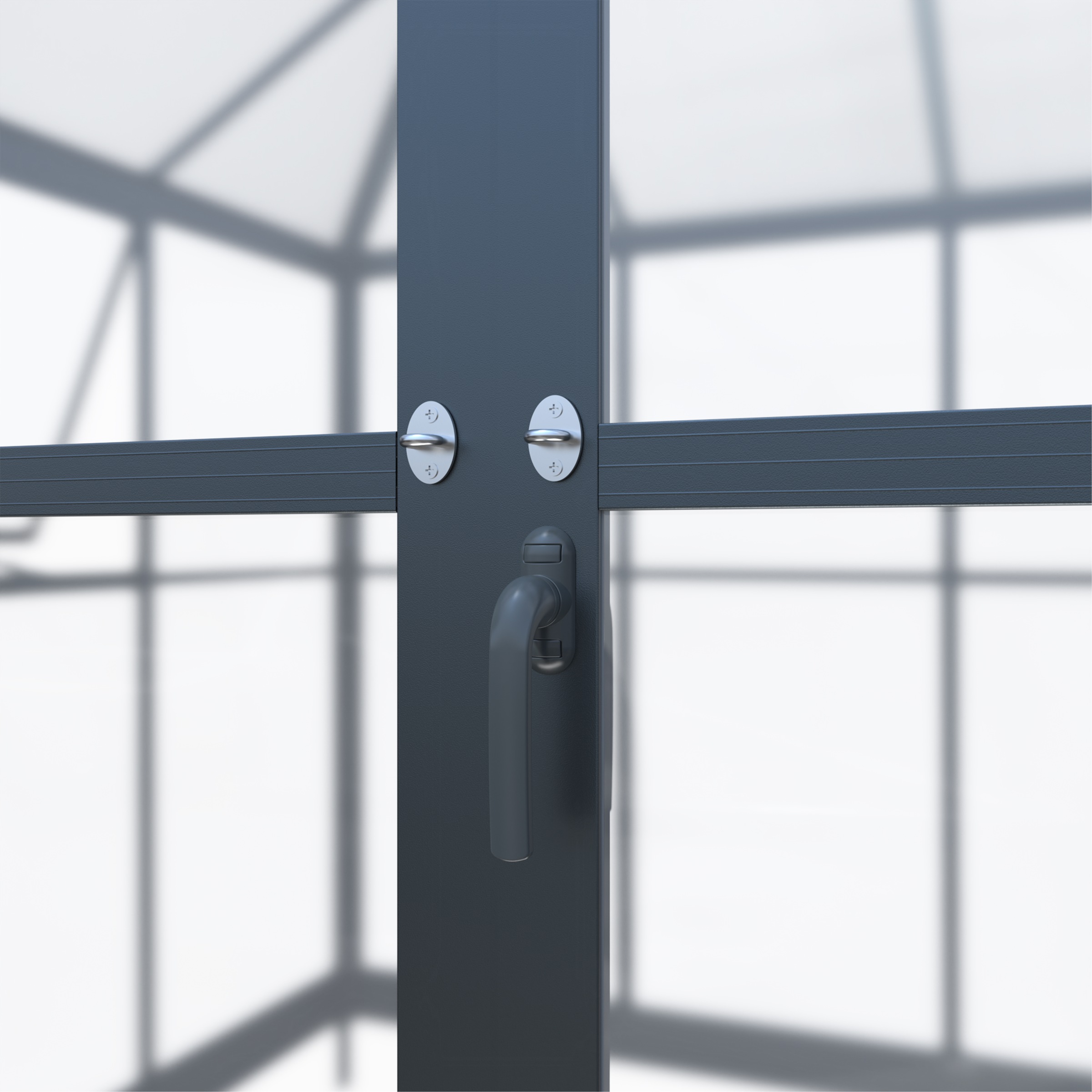 WESTMANN Gewächshaus »Suprema M Schwarz« 215x284x243cm