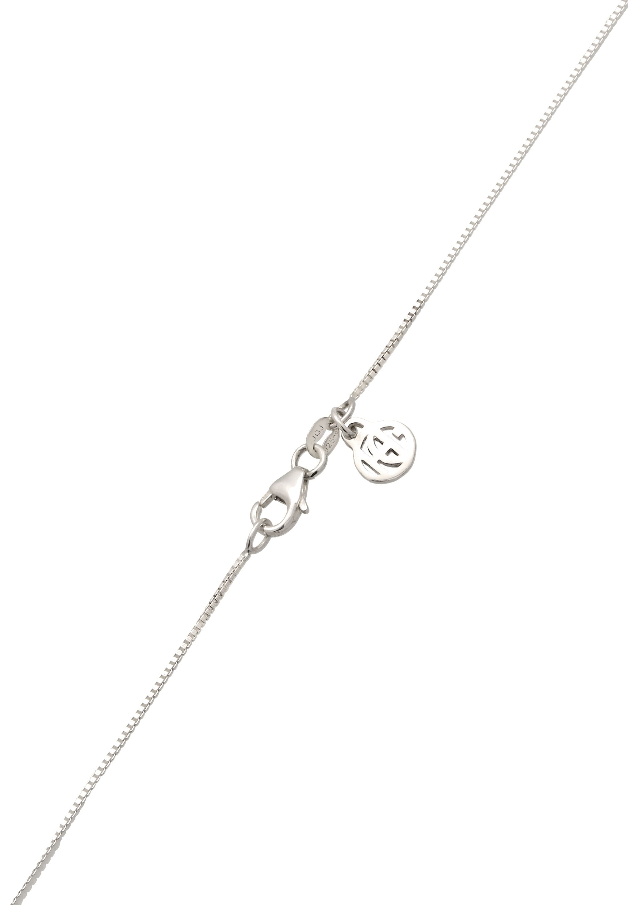 HAZE & GLORY Silberkette »Halskette Tigerauge Onyx Schwarz Organic 925 Sterling Silber«