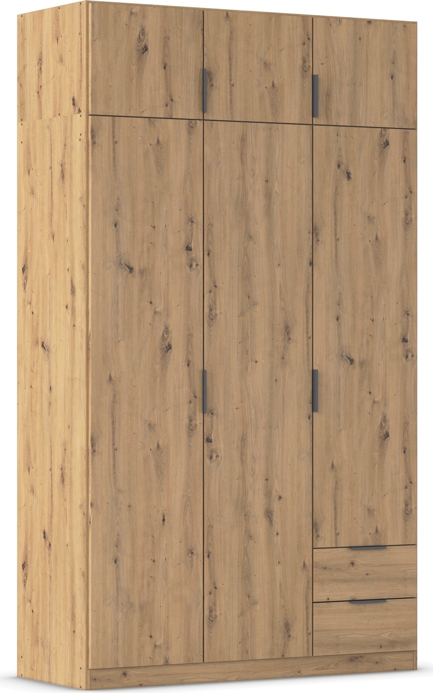 rauch Kleiderschrank "Drehtürenschrank Schrank Garderobe Ankleide Schlafzimmer LAGOA" 3 verschiedene Ausstattungen BASIC/CLASSIC/PREMIUM (inkl. SOFT-CLOSE), mit geräumigen Schubladen, optional mit Aufsatz MADE IN GERMANY