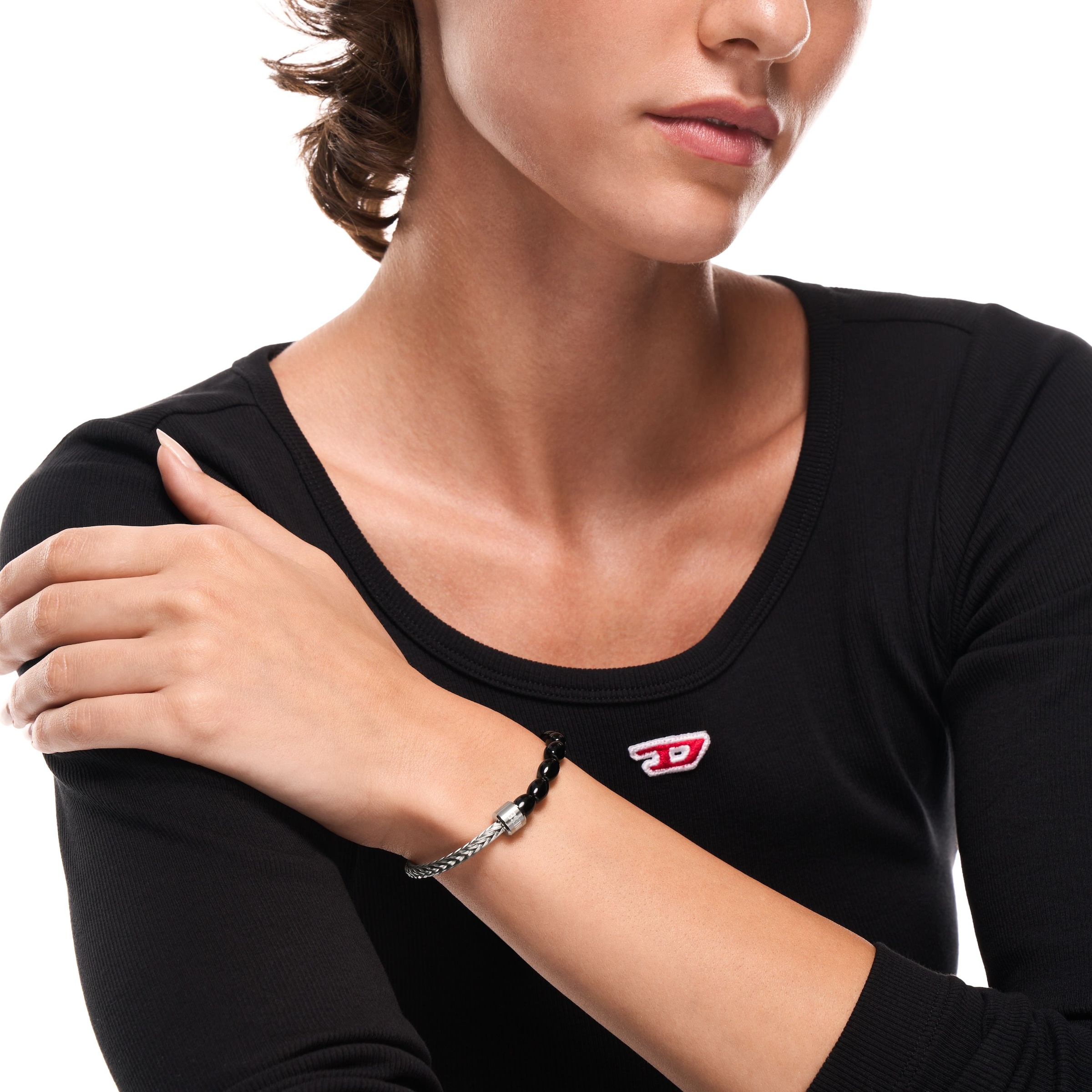 Diesel Armband »Diesel Font« mit Lapislazuli oder Achat