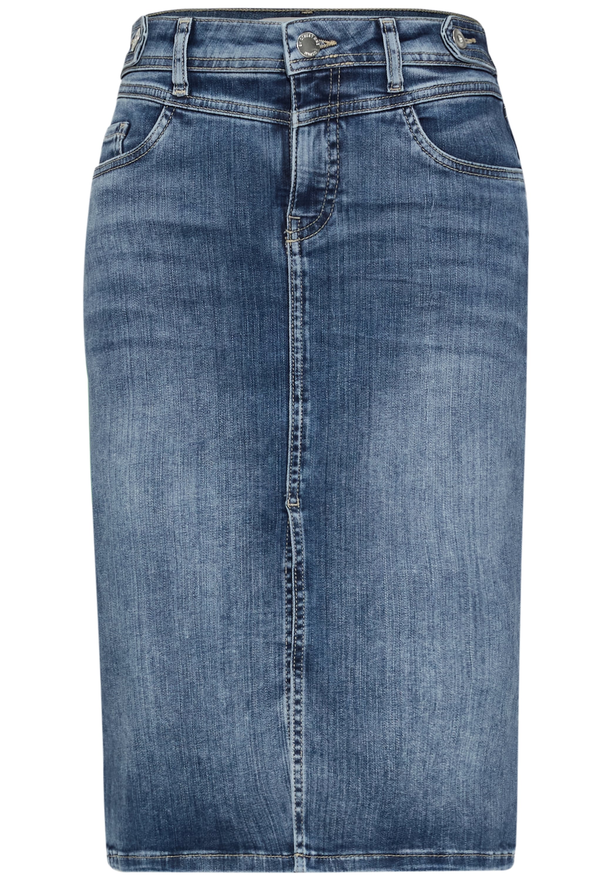 STREET ONE Jeansrock High Waist