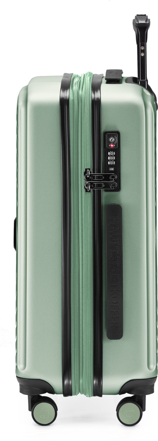 Hauptstadtkoffer Hartschalen-Trolley »Mitte, mint, 55 cm«, 4 Rollen, Hartschalen-Koffer Handgepäck-Koffer TSA Schloss Volumenerweiterung