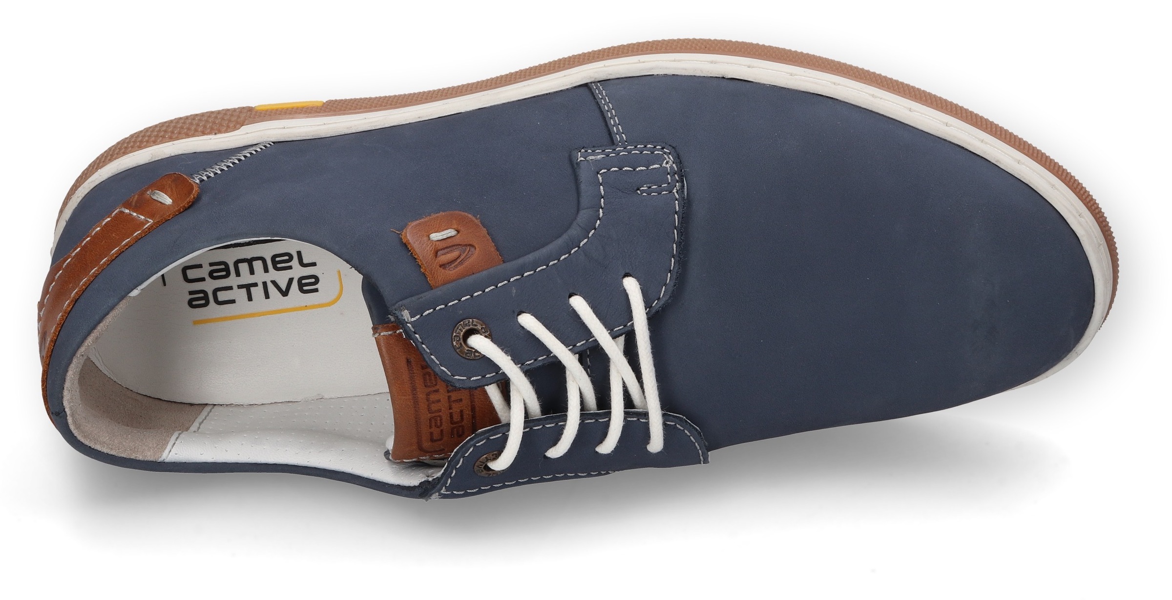 camel active Schnürschuh, Hybrid Sneaker, Business Schuh, Sneaker mit Lederfutter
