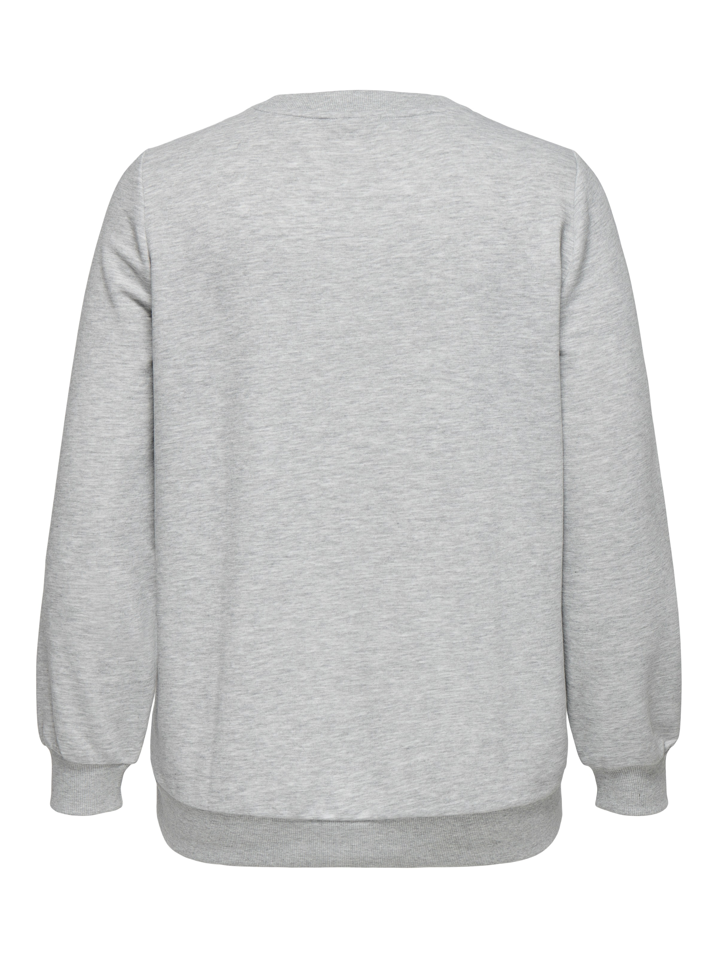 ONLY CARMAKOMA Sweatshirt »CARXMAS SNOW LS O-NECK SWEAT SWT«, Baumwollmischung, regular fit
