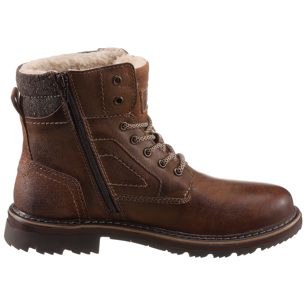 Dockers by Gerli Winterboots, Winterstiefel, Schnürstiefel, Business Stiefel in Weite G (weit)