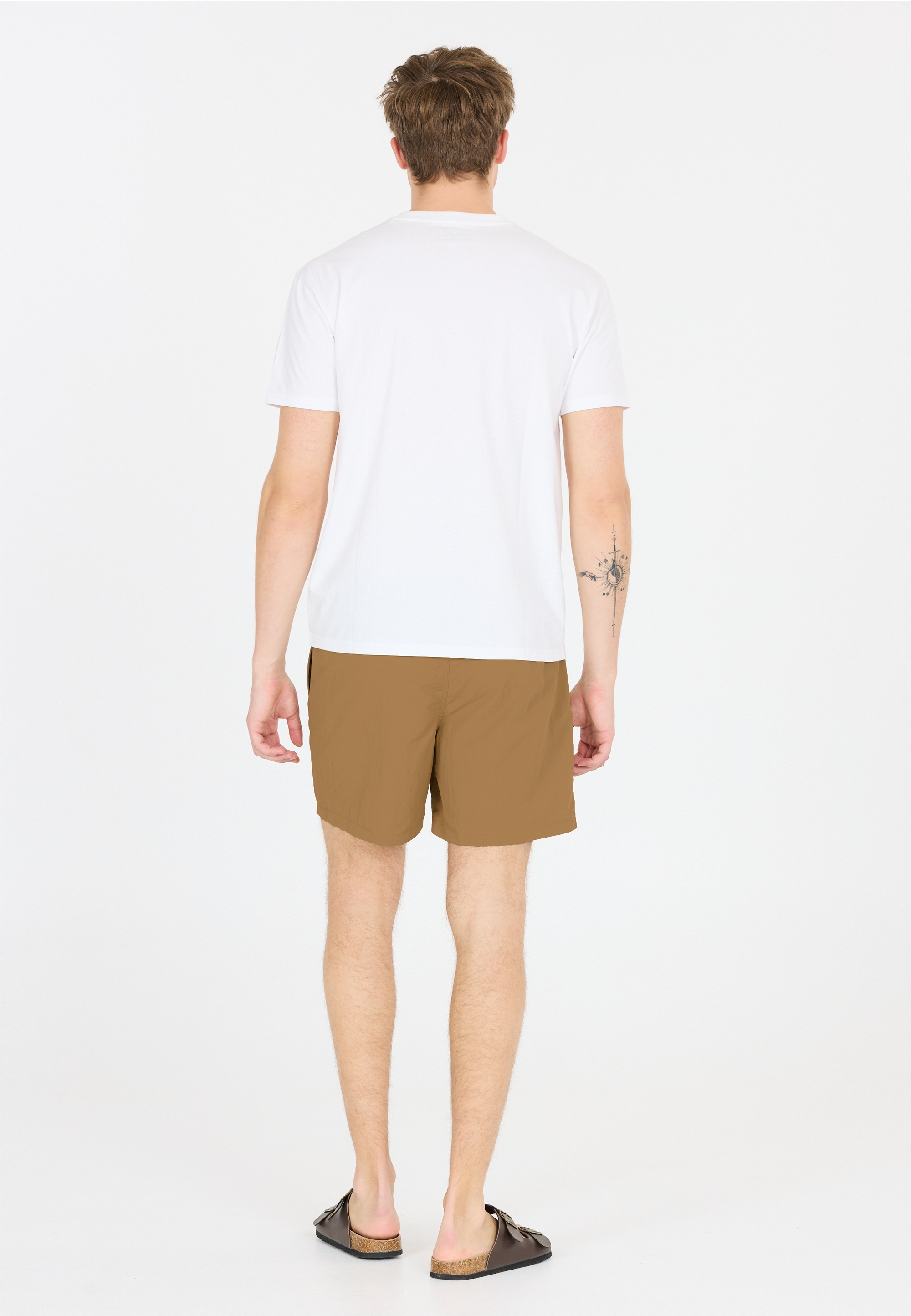 Badehose CRUZ "Eyemouth", Herren, Gr. XL, US-Größen, braun, Polyamid, unifarben, Badehosen Badehose, mit atmungsaktiver Eigenschaft 3