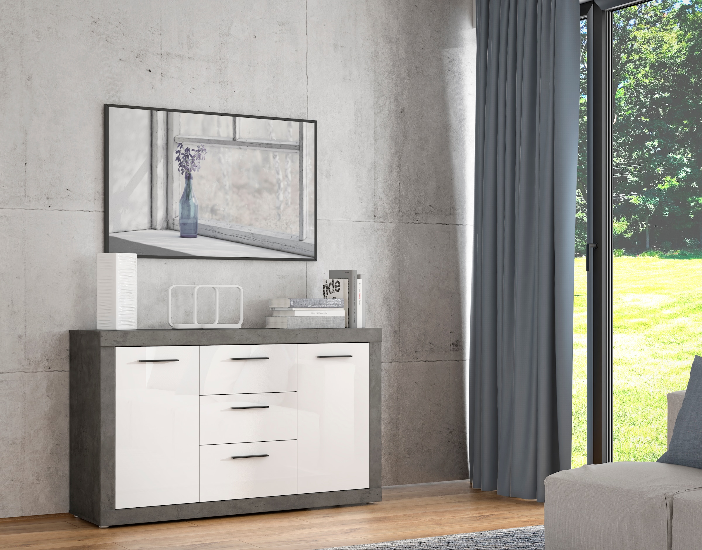 FORTE Sideboard »Blue Lake«