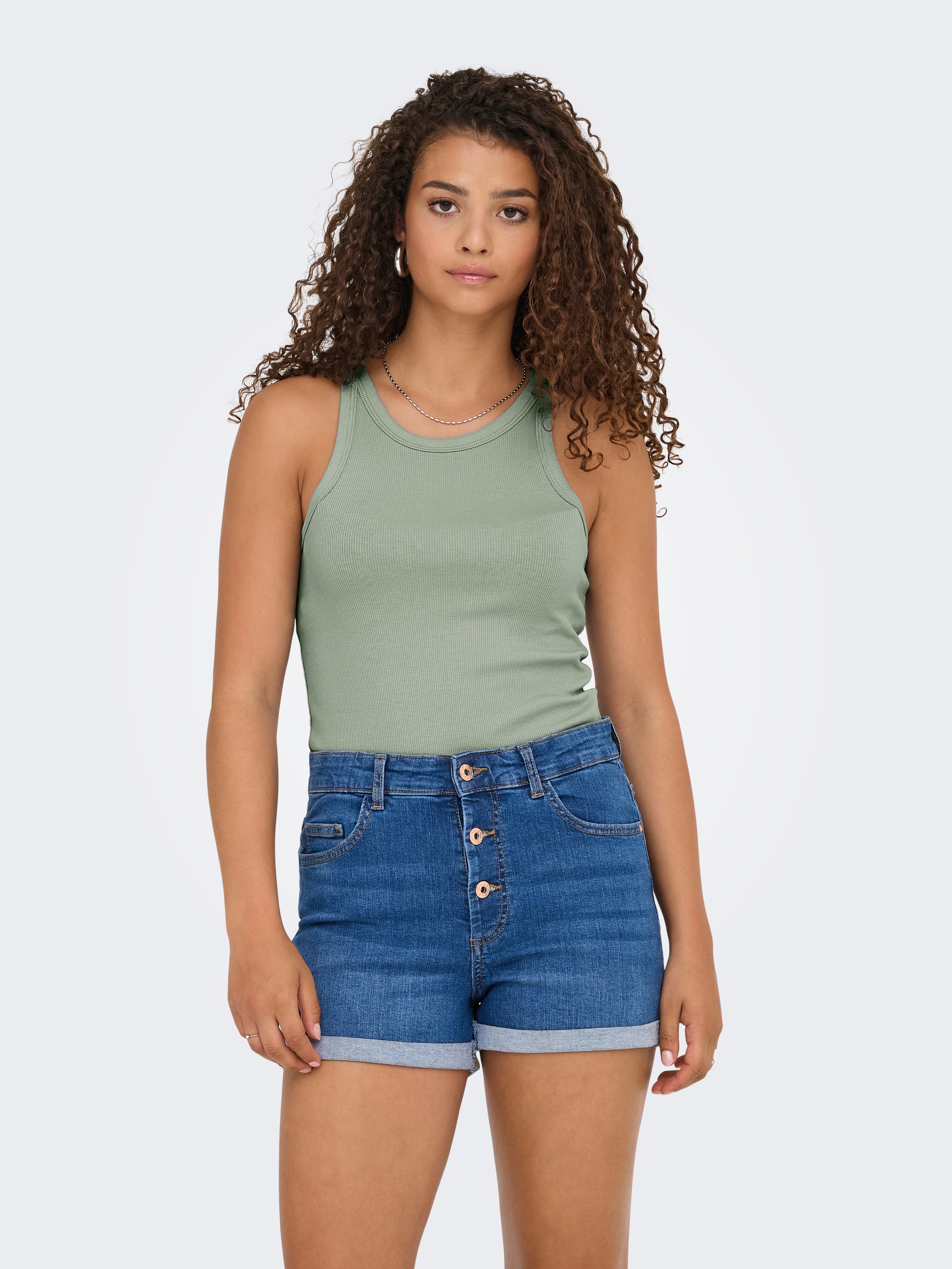 ONLY Tanktop "ONLLINDSAY TANK TOP 2 PACK" Packung, 2 Baumwollmischung günstig online kaufen