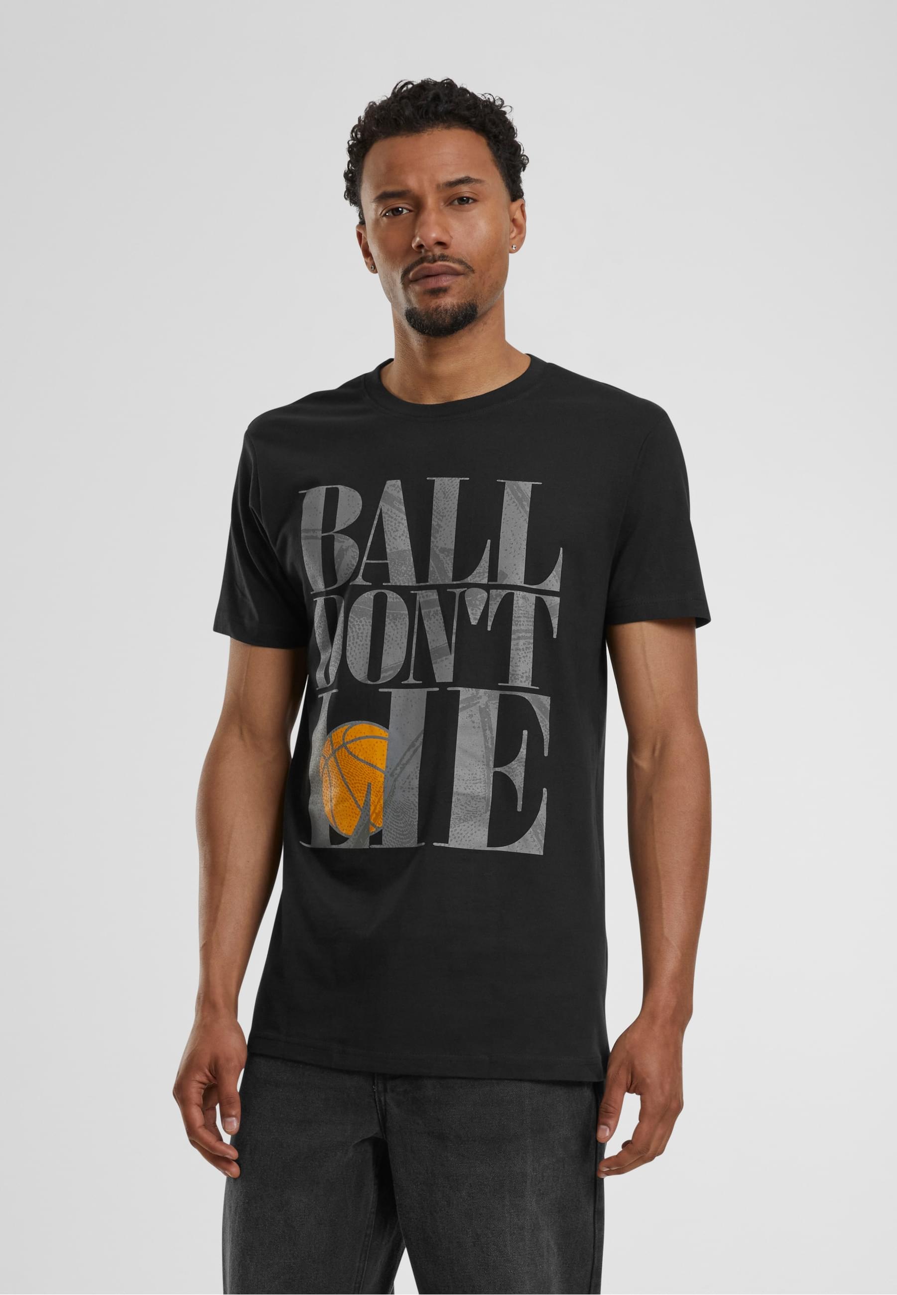 MisterTee T-Shirt »MisterTee Herren Ball Don´t Lie Tee«, (1 tlg.)