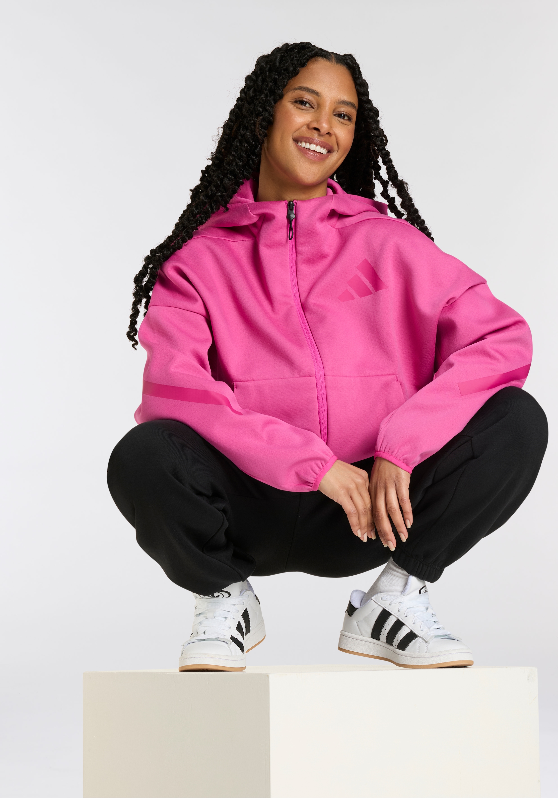 adidas Sportswear Kapuzensweatshirt »W Z.N.E. FZ«