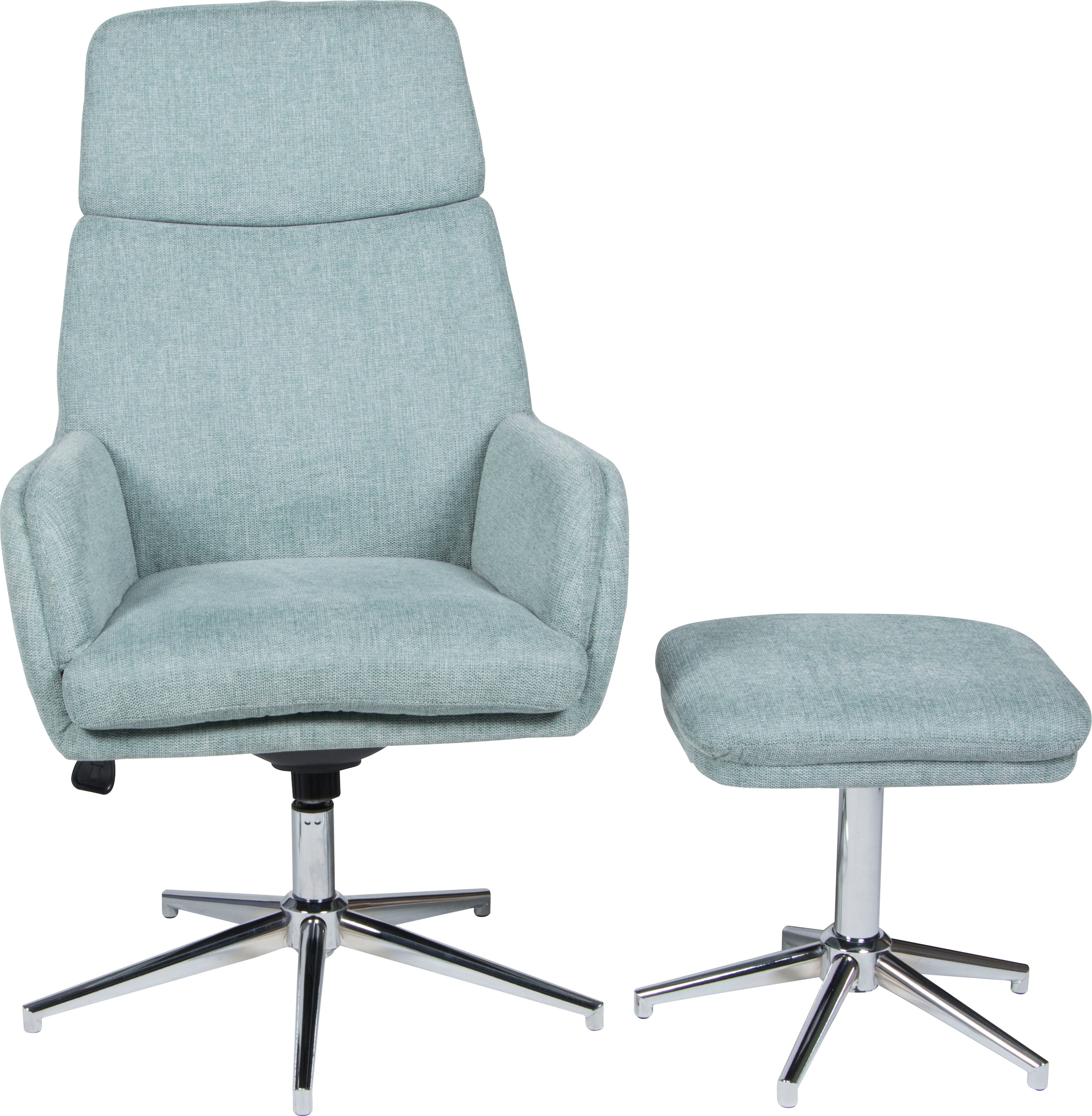 Duo Collection TV-Sessel »Whitby mit Wippfunktion, Härtegradeinstellung, Feststellung«, des Sitzwinkels und Hocker, 360 Grad drehbar
