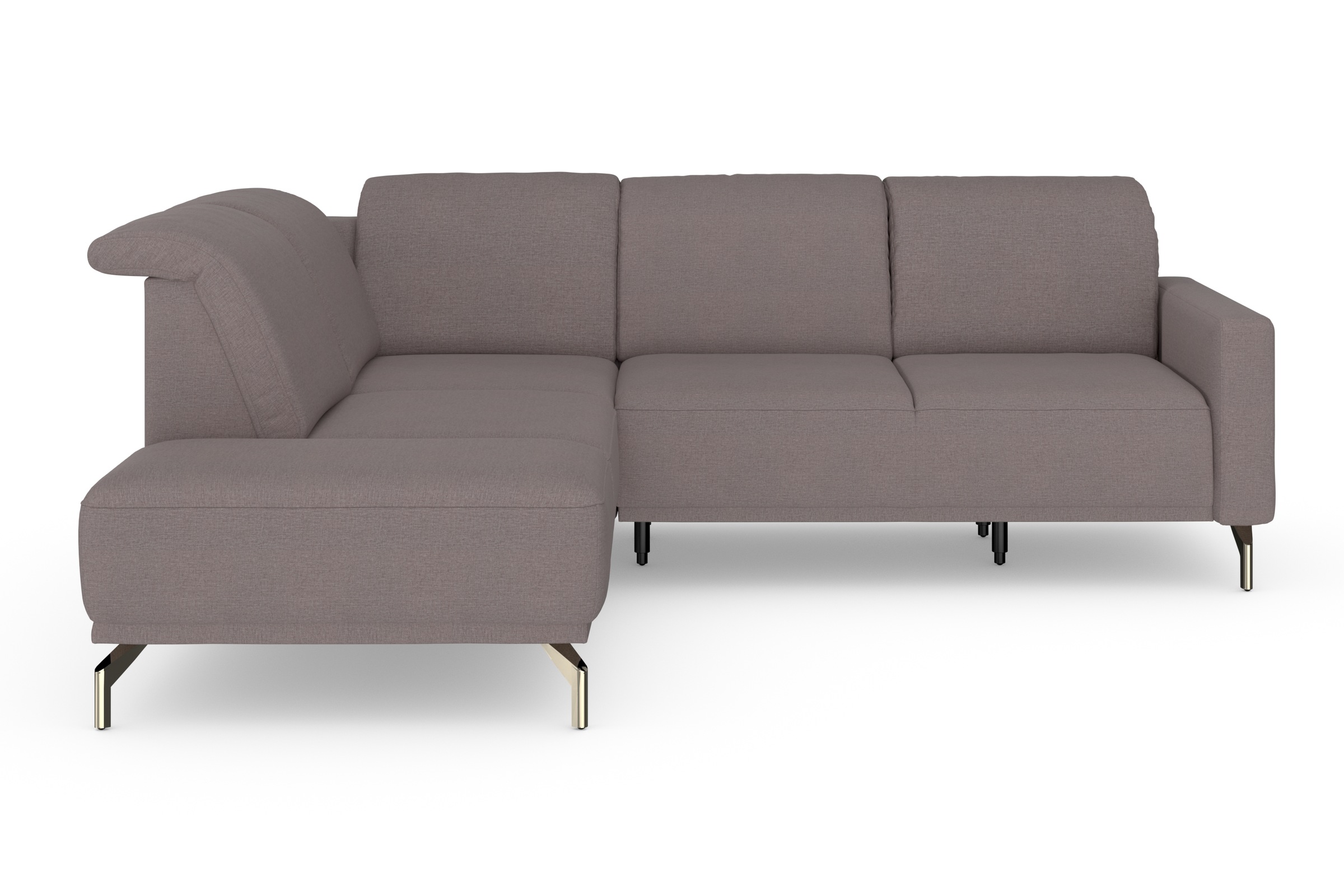 sit&more Ecksofa »Bailando L-Form«, wahlweise mit Kopfteilverstellung und Vorziehsitz, motorisch