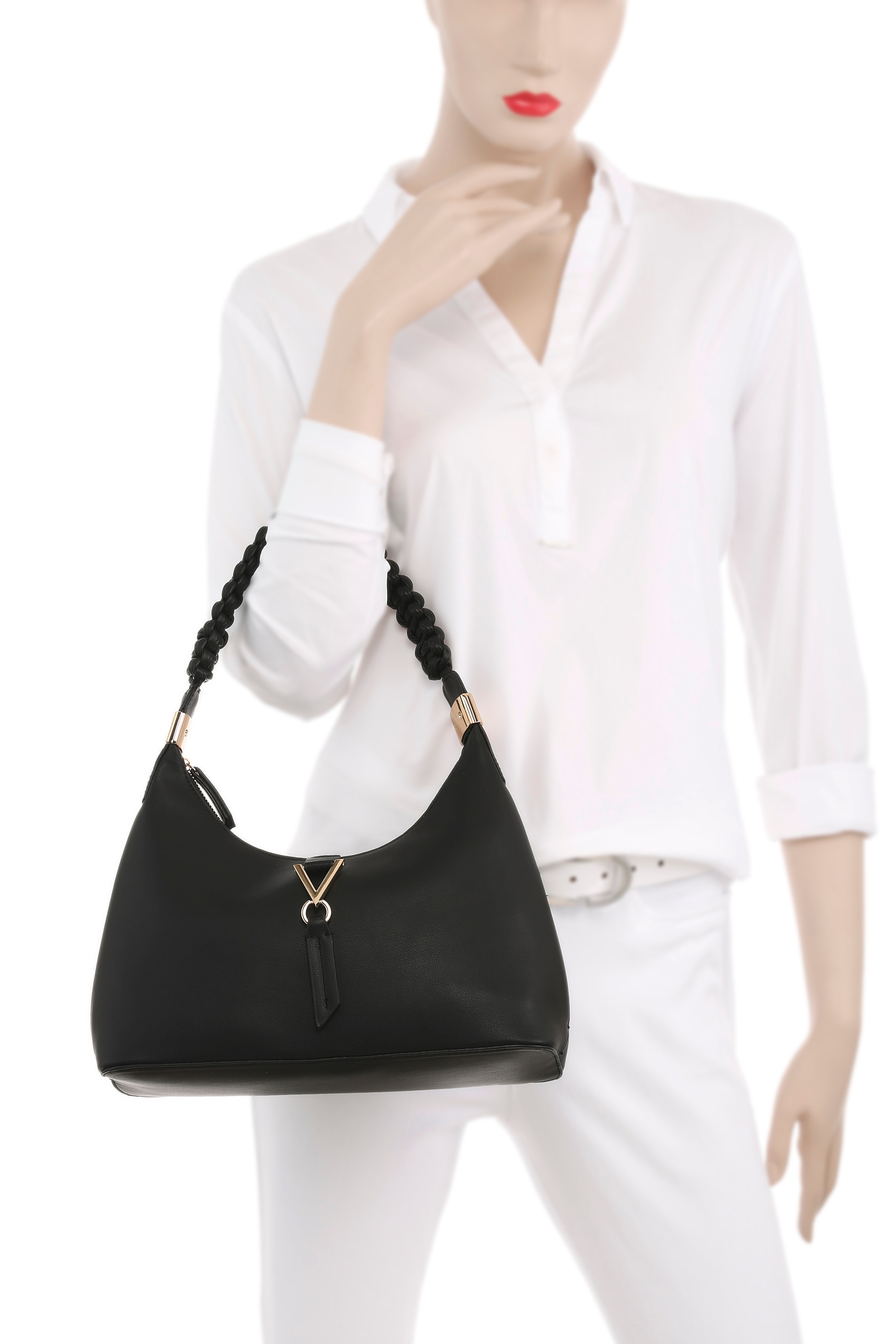 Miranda Hobo Bag in Black - Valentino Bags