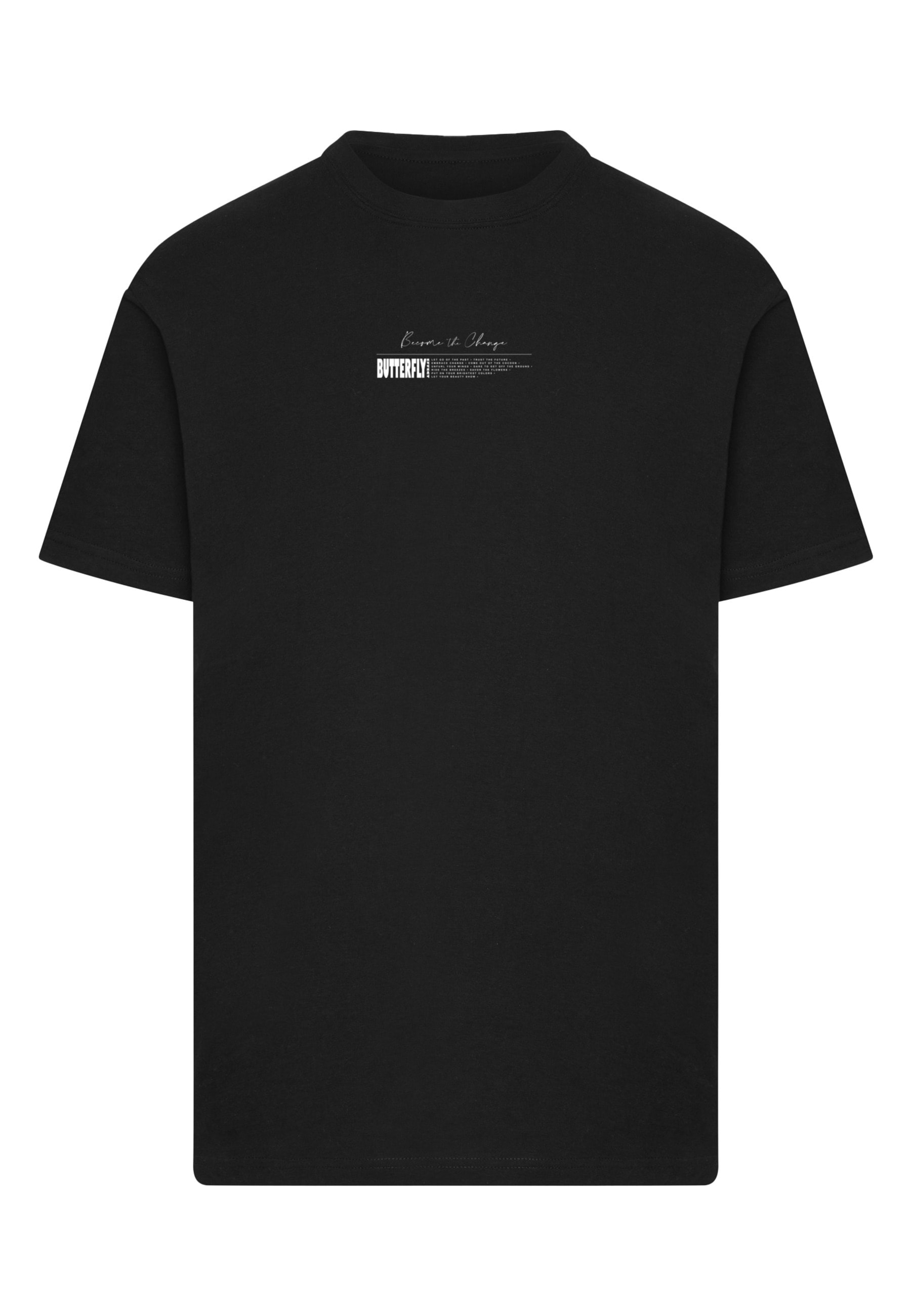 MisterTee "MisterTee Herren Become the Change Butterfly 2.0 Tee" 1 Stk.