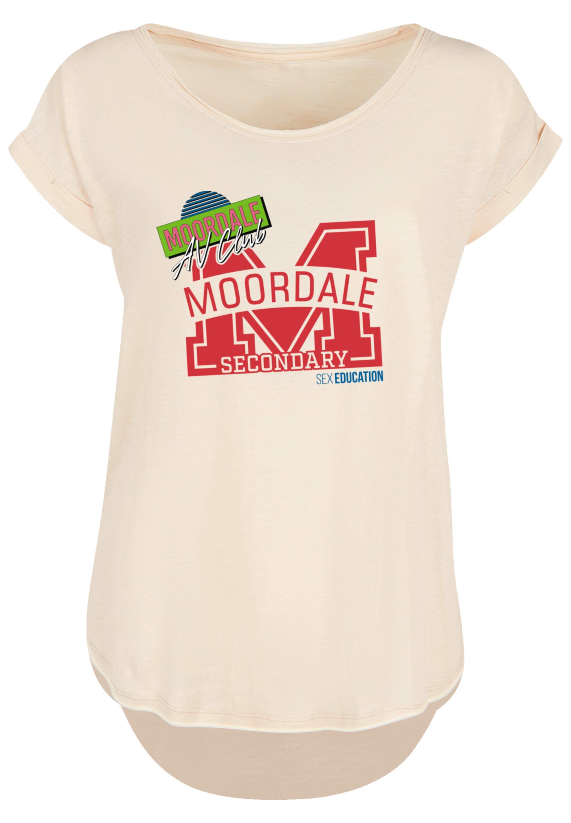 F4NT4STIC T-Shirt »Sex Education Moordale M Collage Netflix TV Series«, Premium Qualität