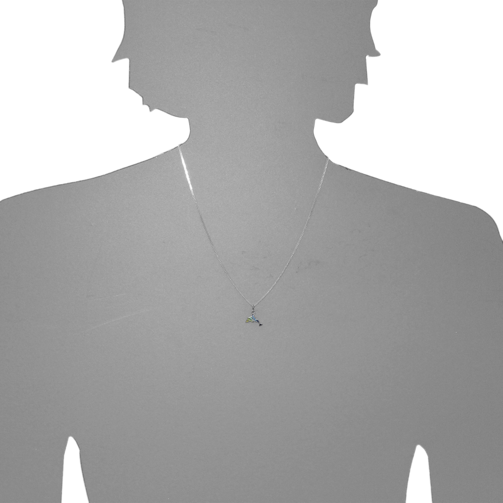 OSTSEE-SCHMUCK Kette mit Anhänger »- Delfin - Silber 925/000 -,«