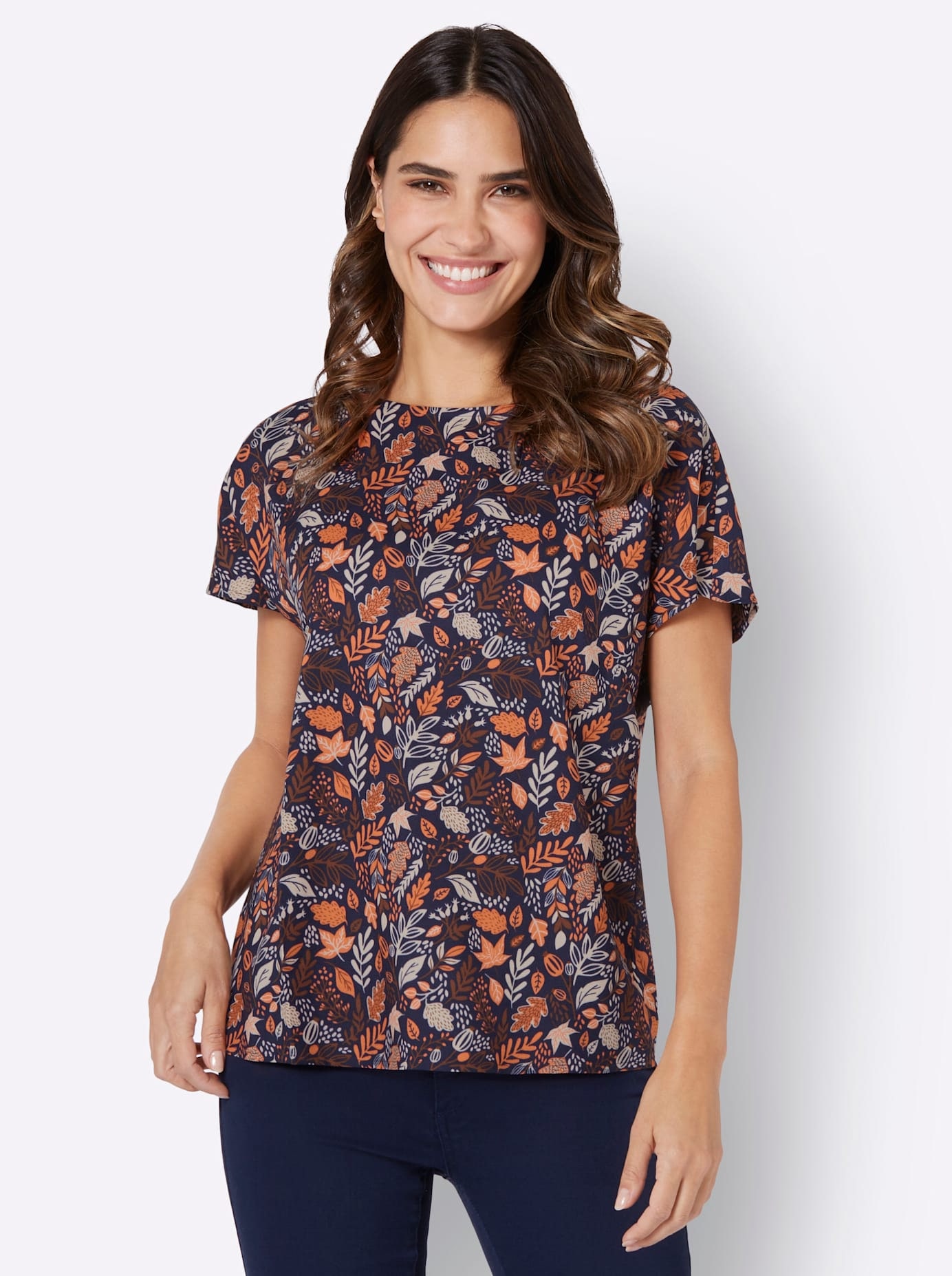 Classic Basics Druckbluse