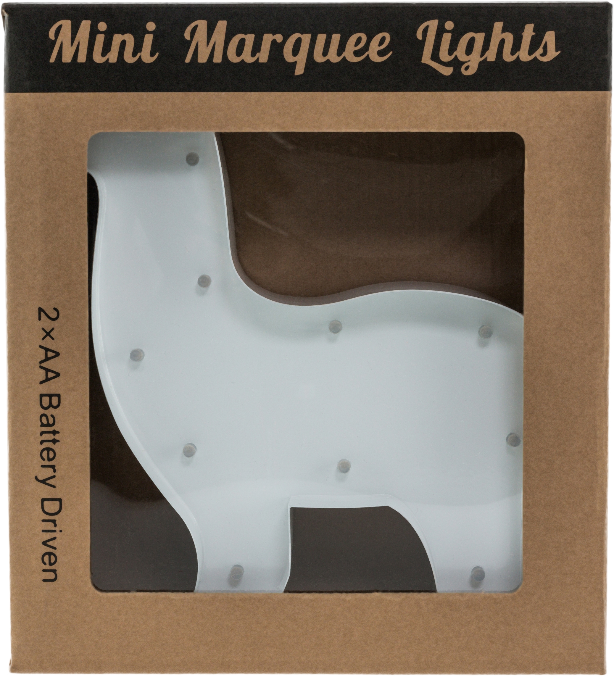 MARQUEE LIGHTS LED Dekolicht »Lama«, 12 flammig, Leuchtmittel LED-Modul | LED fest integriert, Wandlampe, Tischlampe Wüste, Alpaka, Tier 12 Leuchtmittel - 21x23 cm