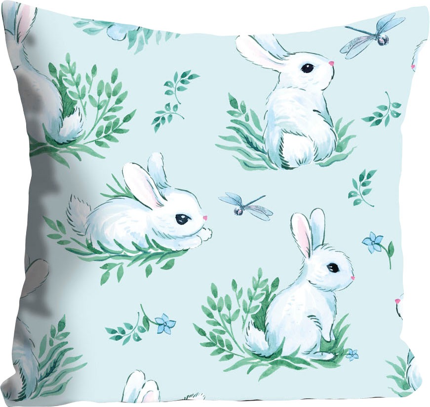 queence Dekokissen »Yva« mit kleinen Häschen