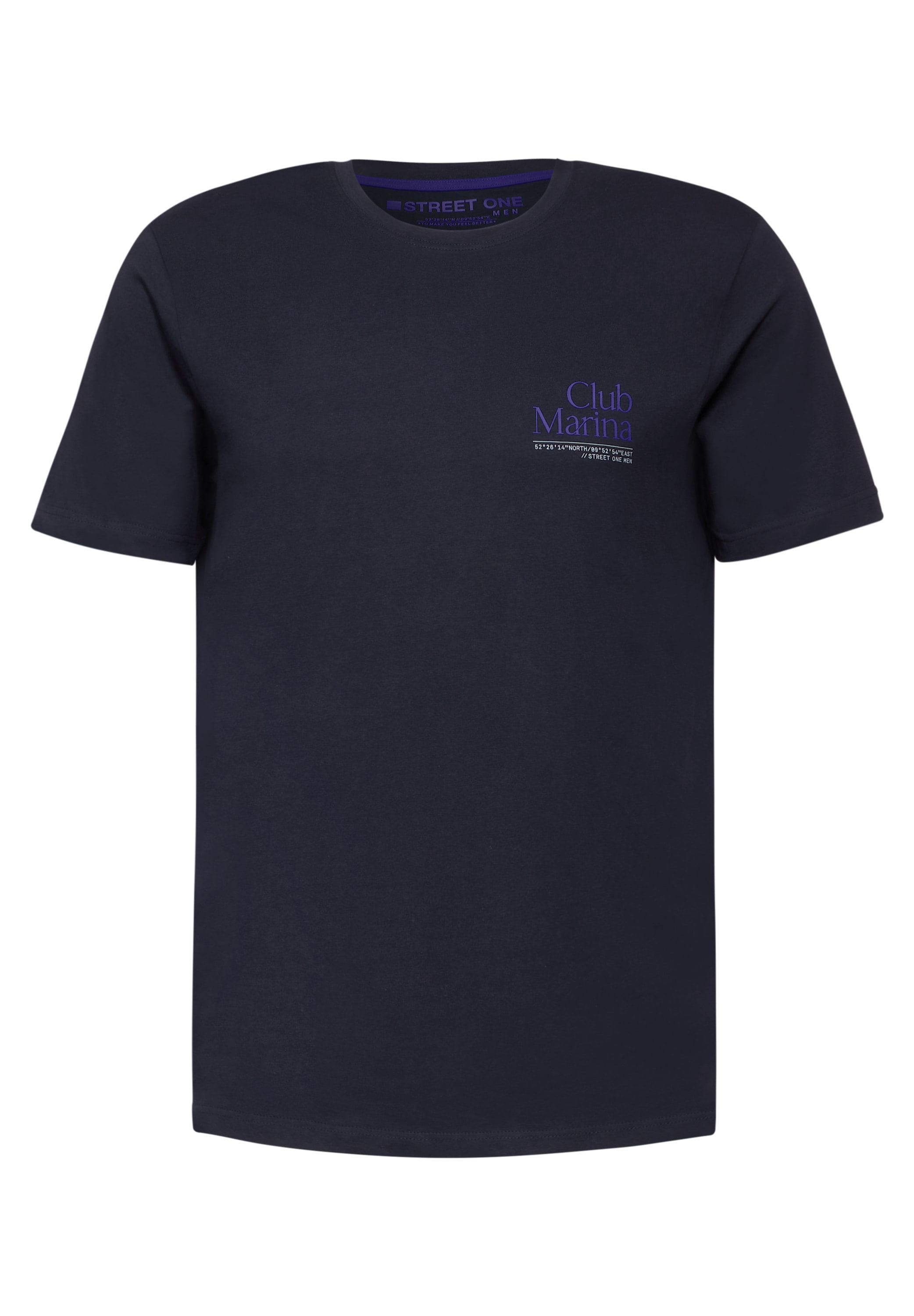 STREET ONE MEN T-Shirt, aus reiner Baumwolle