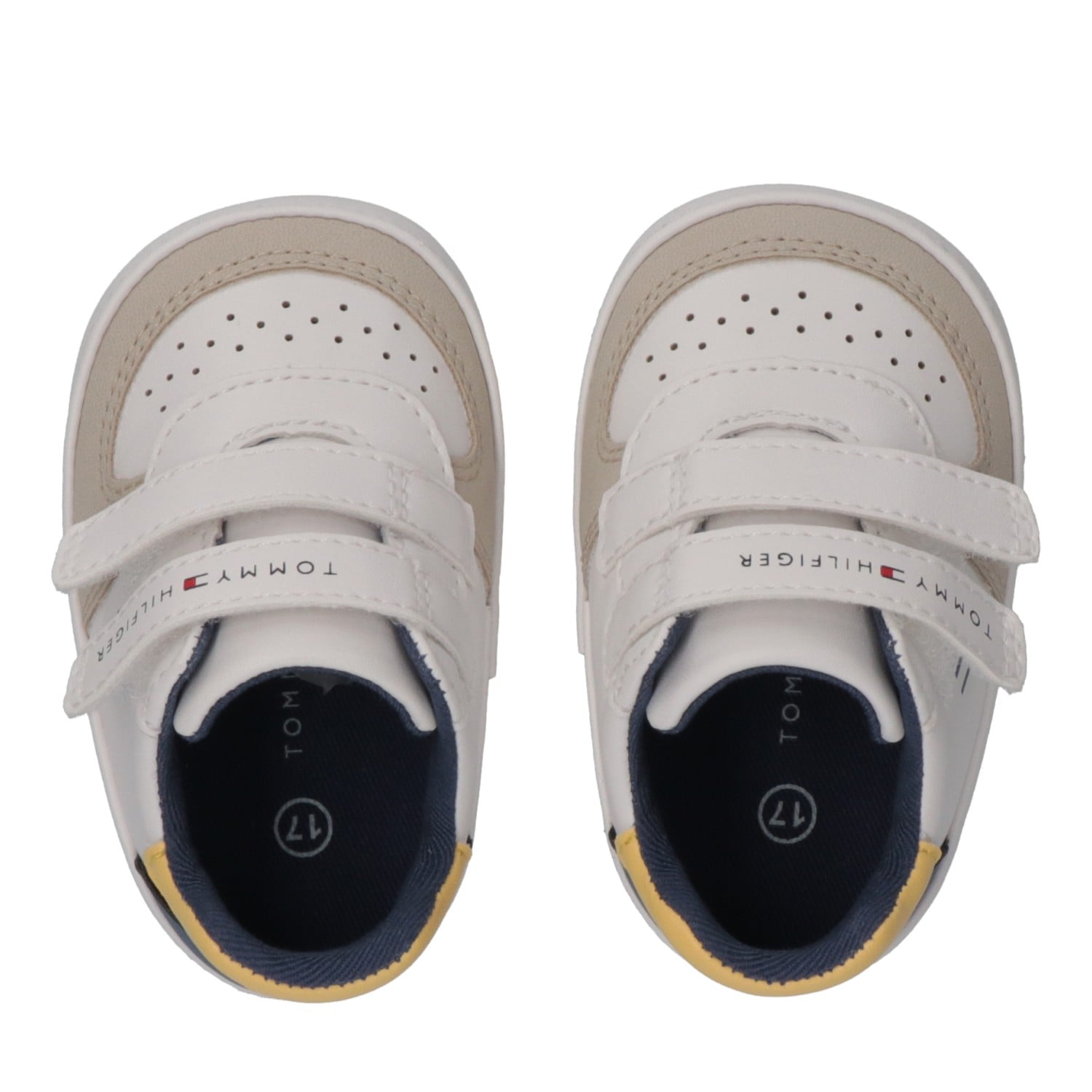 Tommy Hilfiger Lauflernschuh  Retro Sneaker, Klettschuh, Halbschuh für Babys, mit Lochmuster