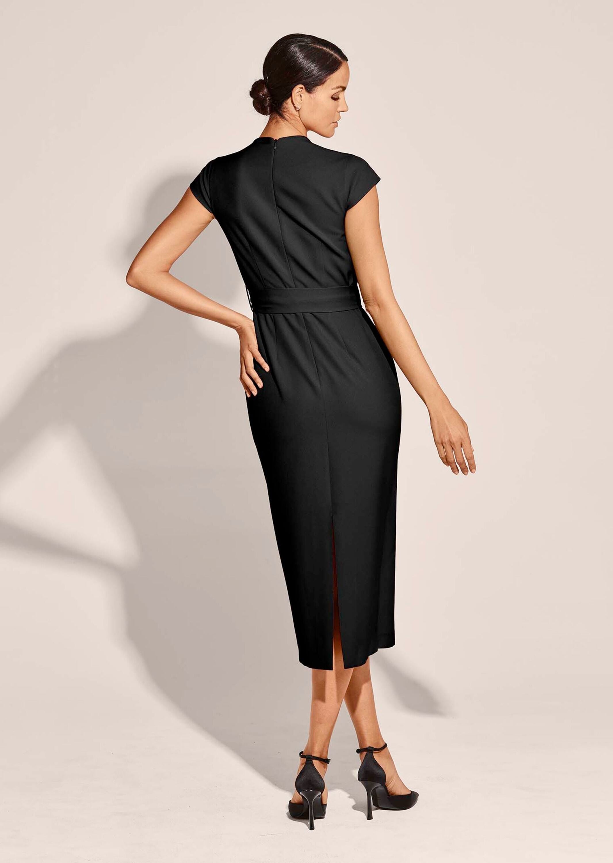 MADELEINE Midikleid »Kleid Elegantes Midi-Kleid in Wickeloptik«