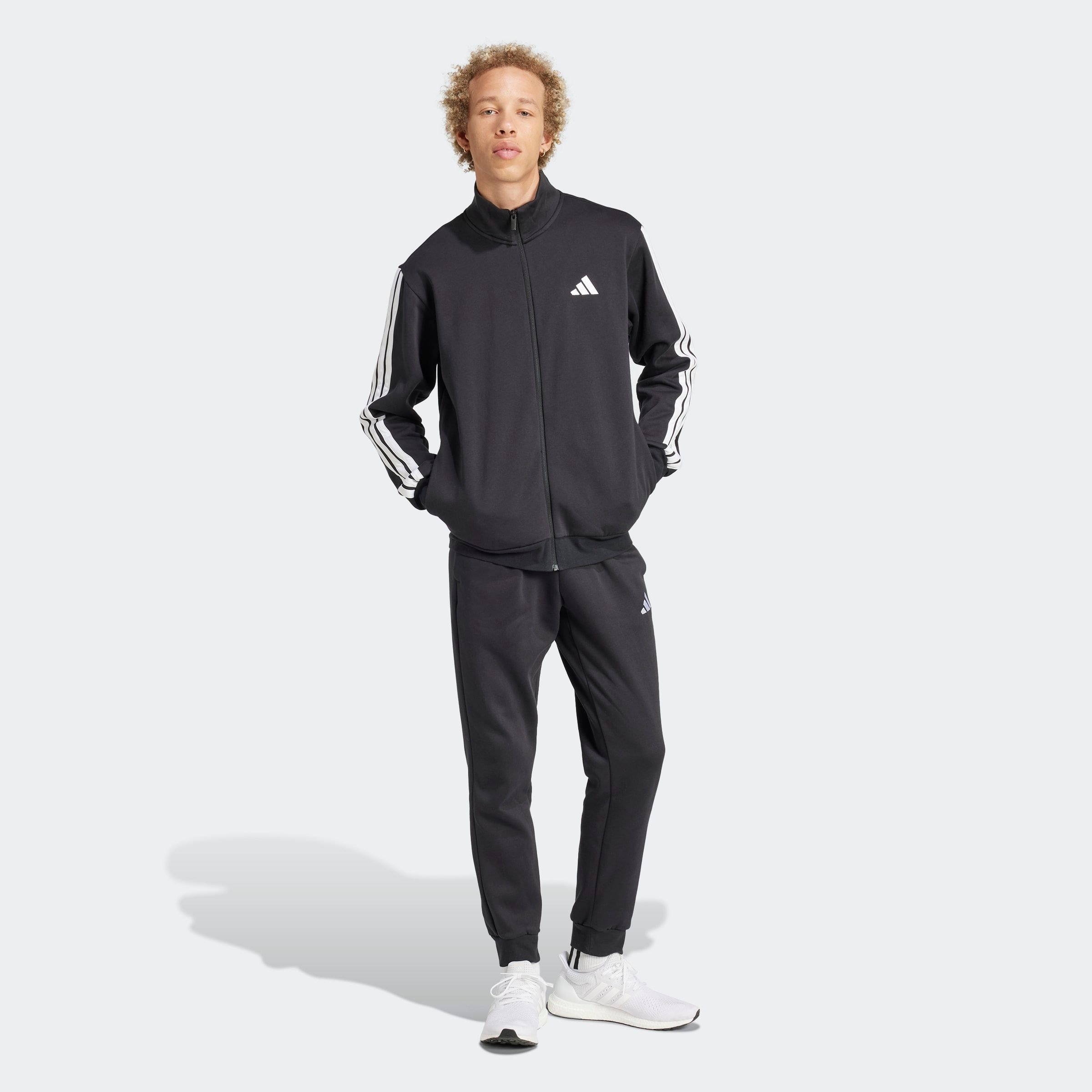 adidas Sportswear "3-STREIFEN FLEECE" 2 Stk. zweiteiliges Set, für Sportmode und Streetwear