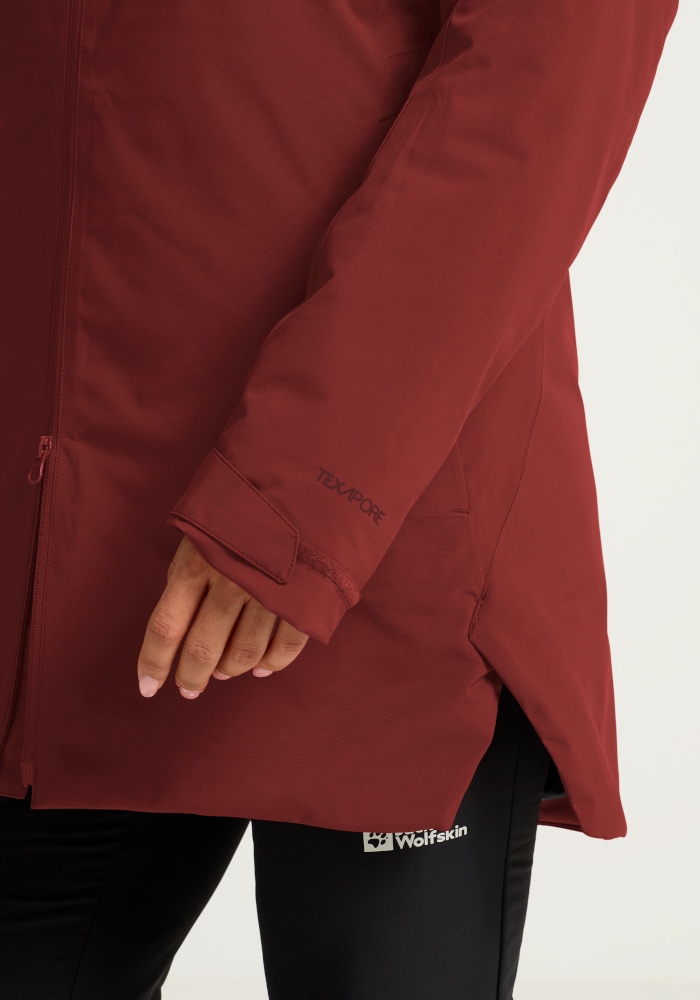 Jack Wolfskin Winterjacke »HEIDELSTEIN 2 INS JKT W« Steppjacke mit Kapuze, wasserdicht, warm