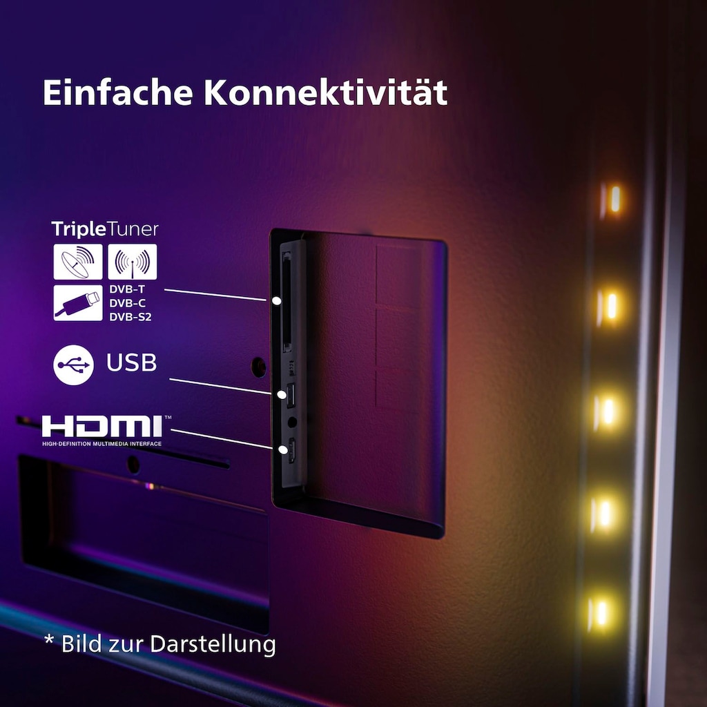 Philips LED-Fernseher »32PFS6908/12«, 80 cm/32 Zoll, Full HD, Smart-TV