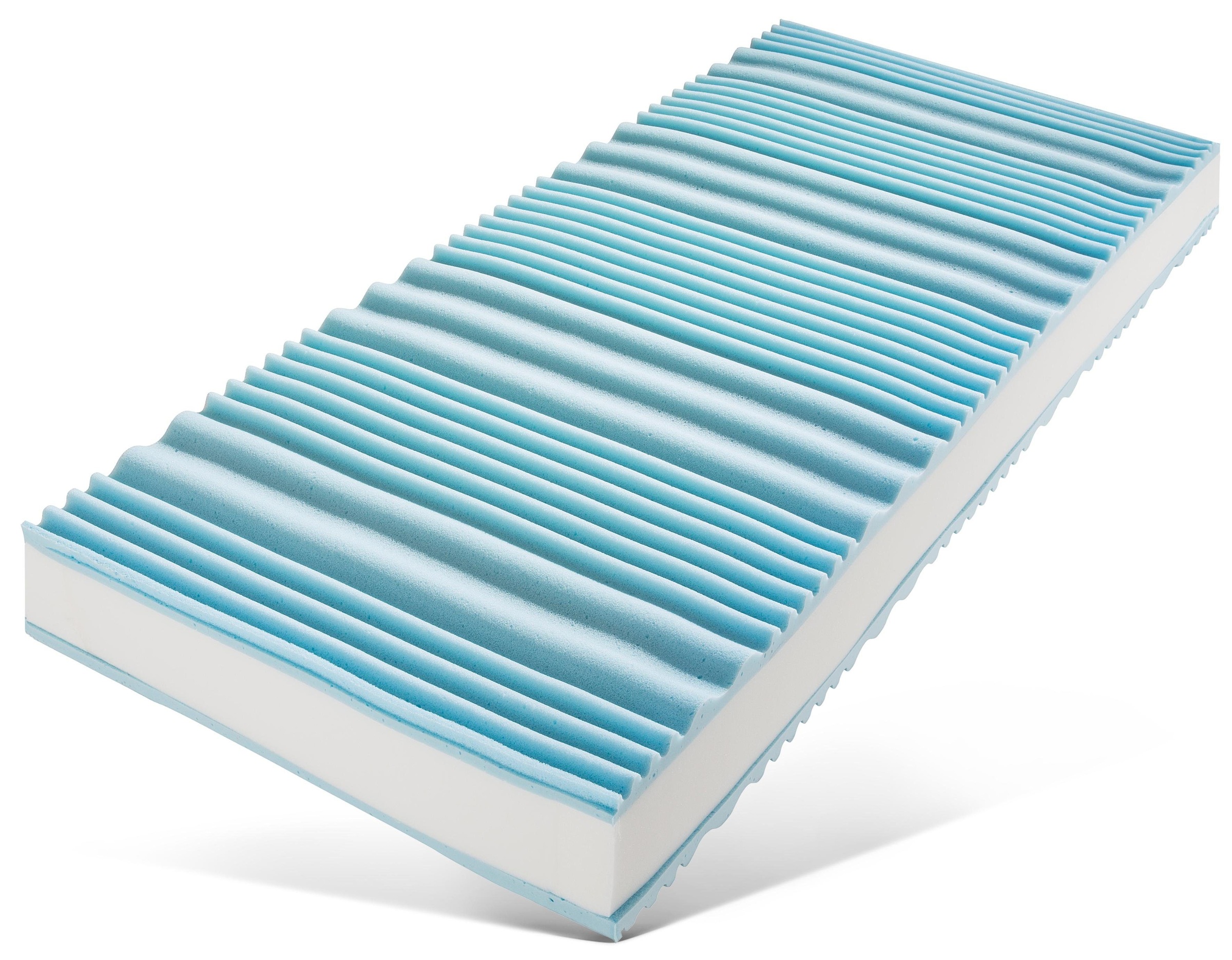 Thumbnail - Hn8 Schlafsysteme Taschenfederkernmatratze "Dynamic Gel TFK" 26 cm hoch 500 Federn 1 Stk. tlg. optimale Körperunterstütz...