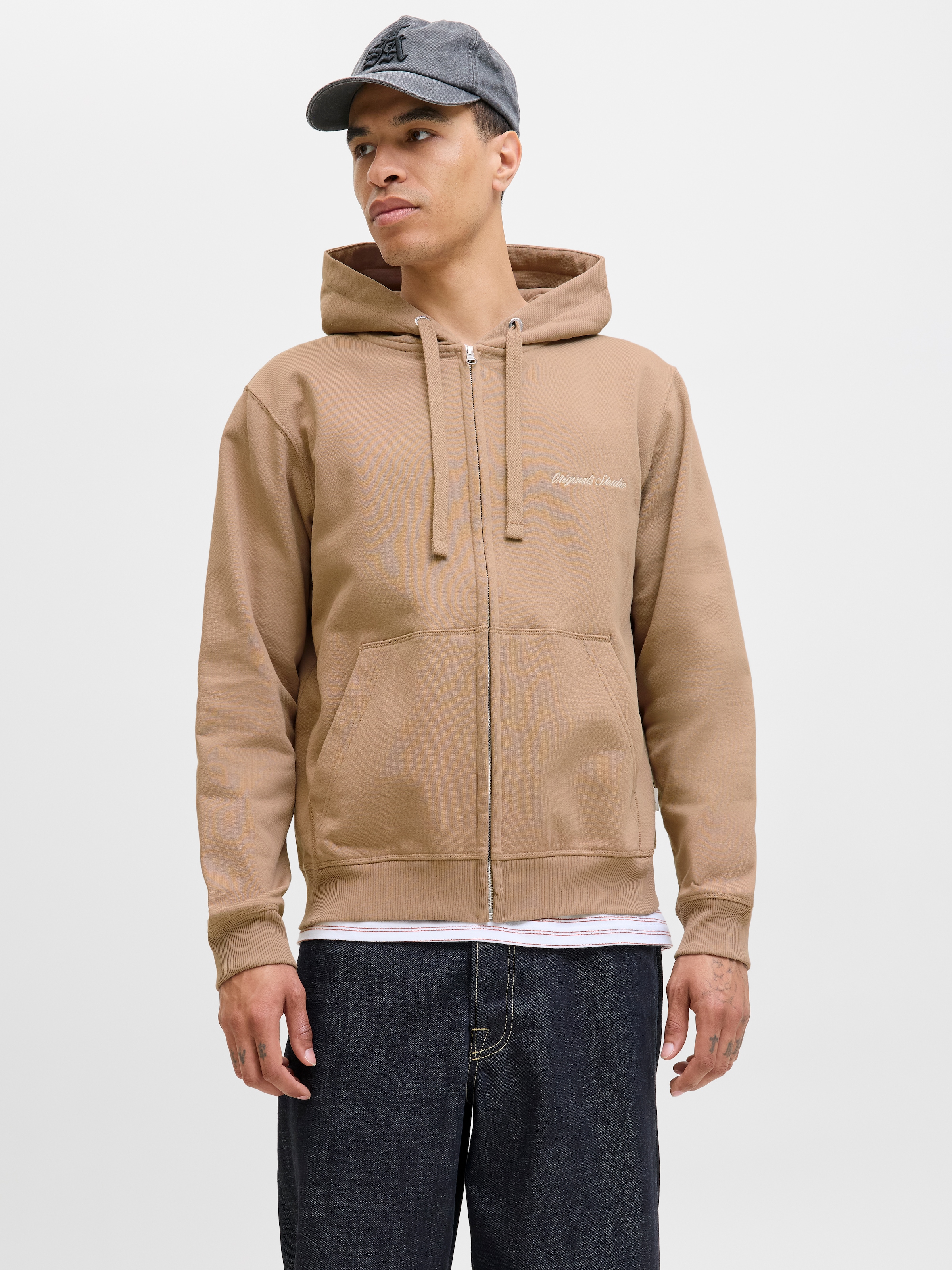 Jack & Jones Kapuzensweatshirt "JORNORREBRO EMB SWEAT ZIP HOOD NOOS" günstig online kaufen