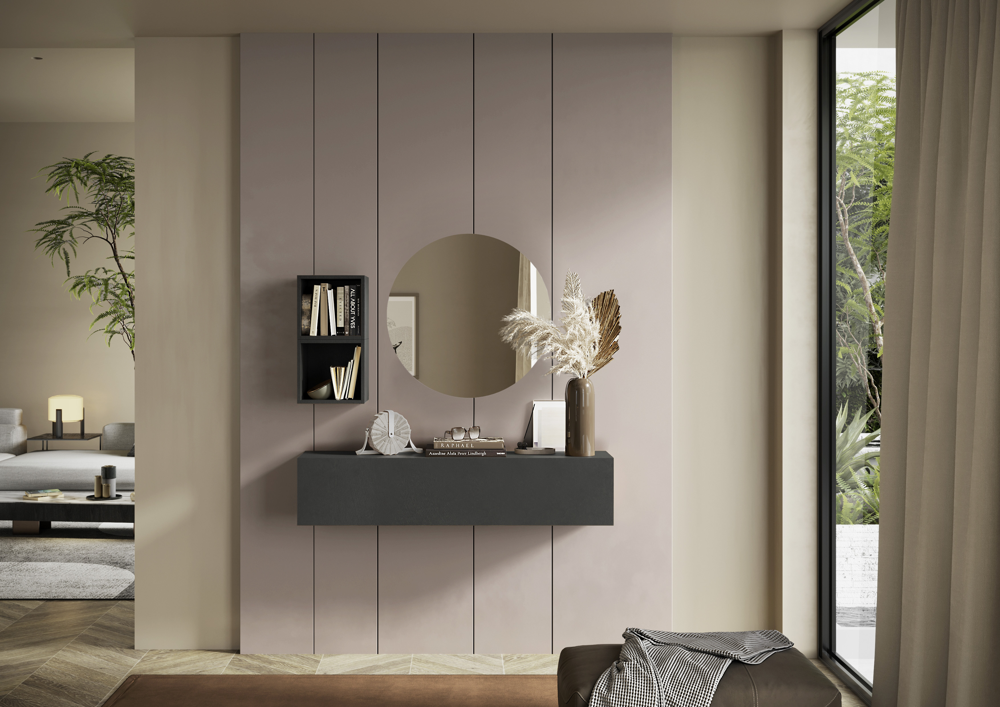 INOSIGN Garderoben-Set "INFINITY, 3tlg. Breite 138 cm, Höhe variabel, moder günstig online kaufen