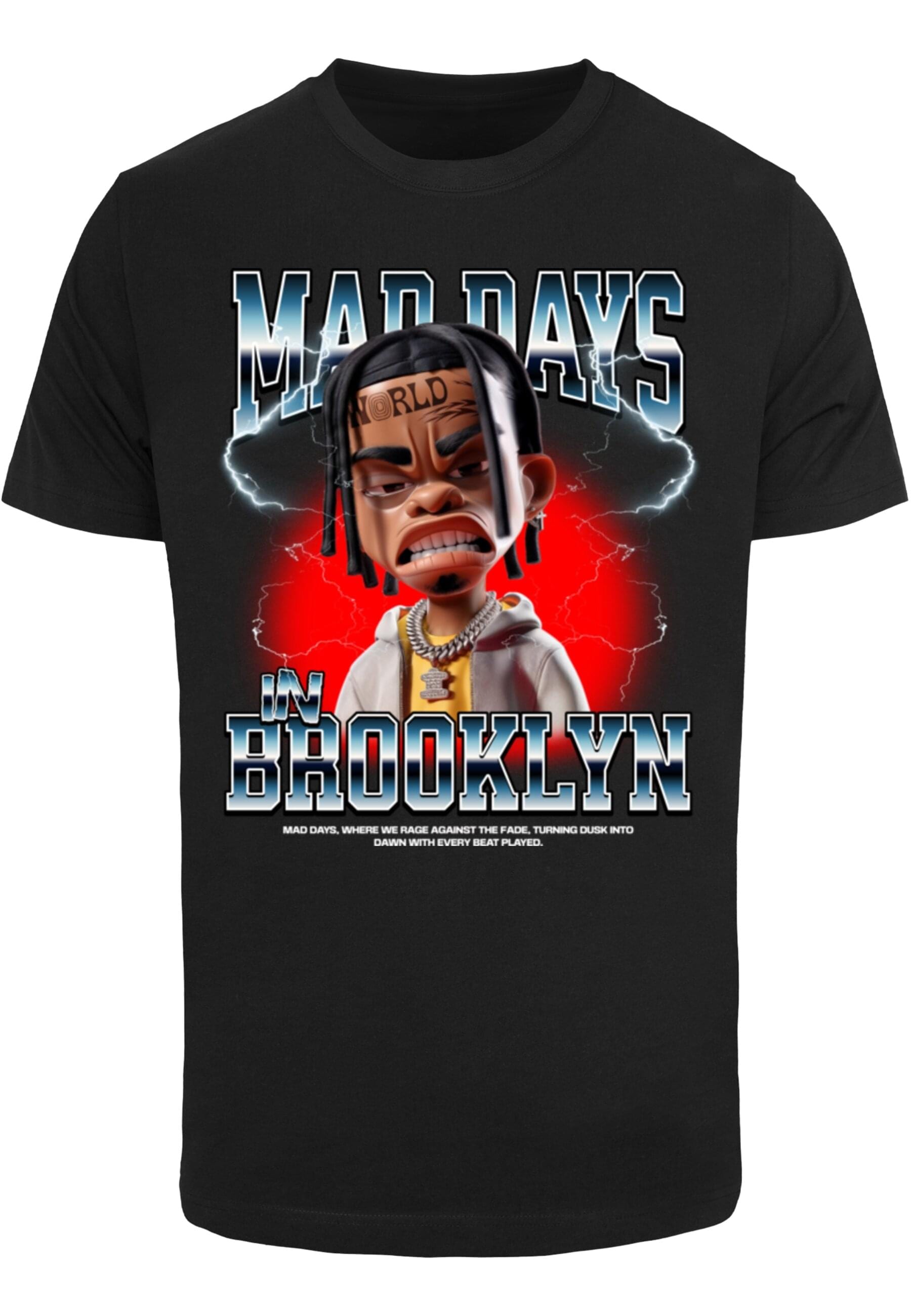 MisterTee T-Shirt "MisterTee Mad Days Tee" 1 Stk. tlg. günstig online kaufen