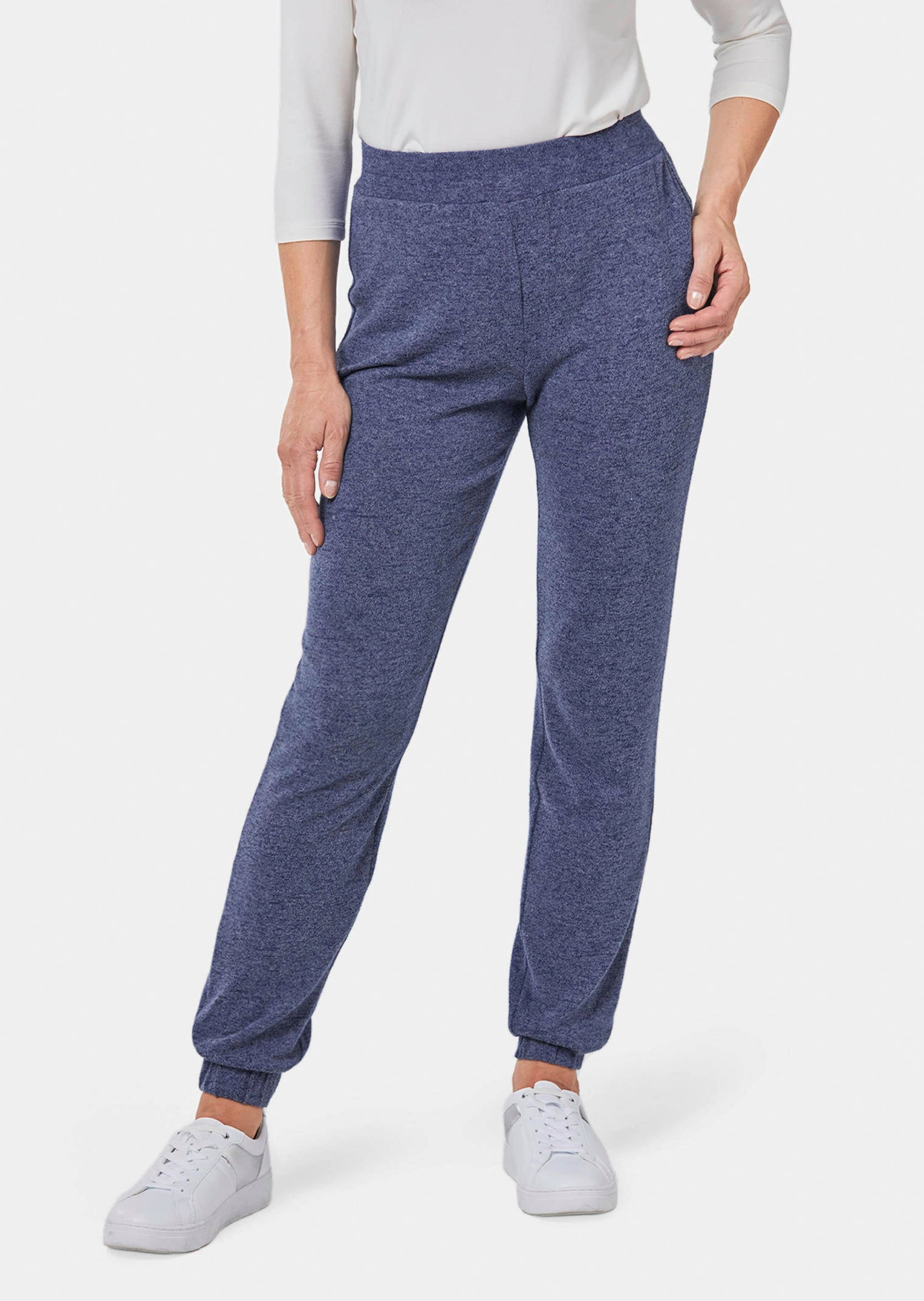 GOLDNER Stoffhose »Bequeme Flausch-Freizeithose mit Bündchen«  sportlich