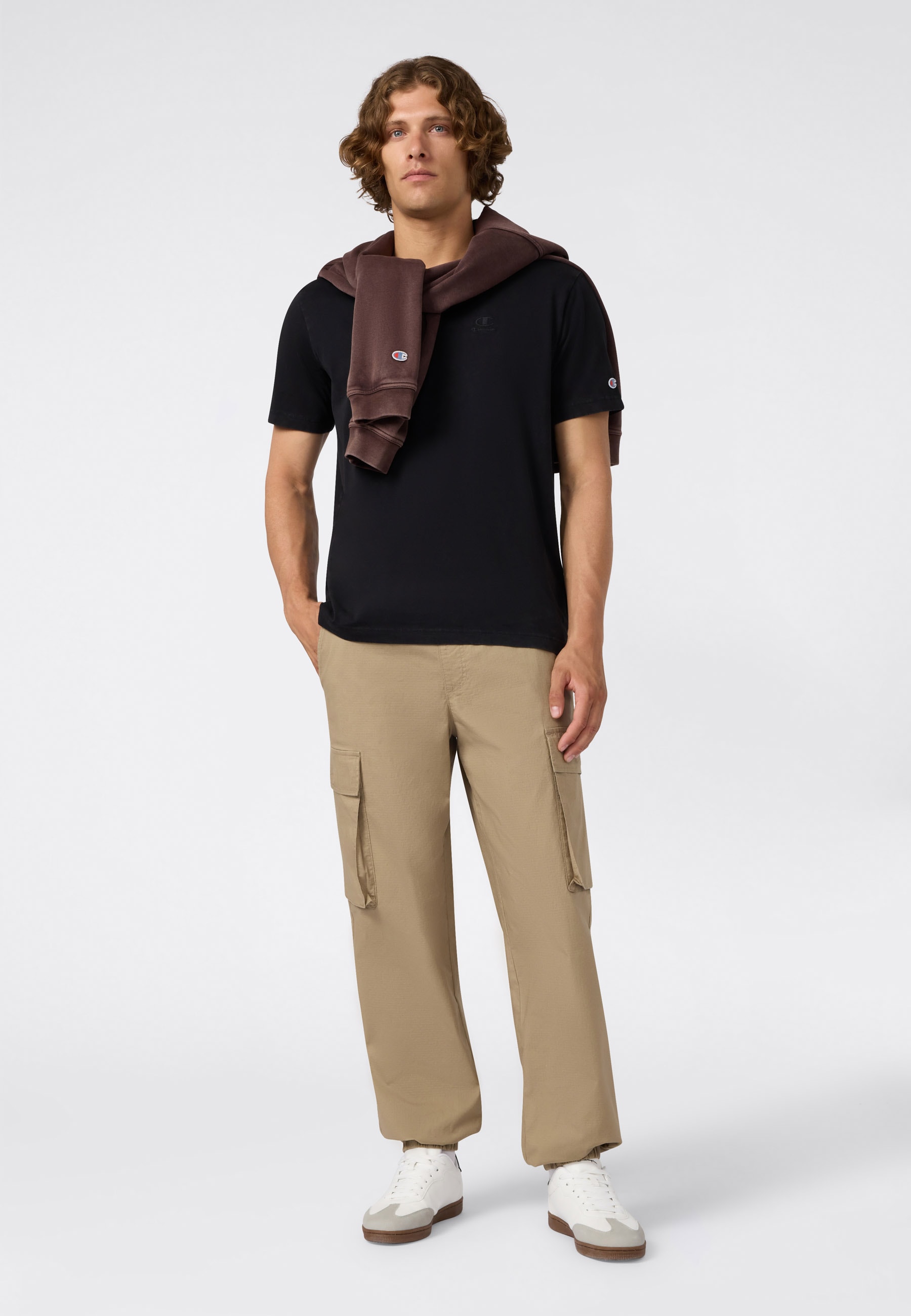 Champion T-Shirt »ICONS Wash Crewneck T-Shirt«, (1 tlg.)