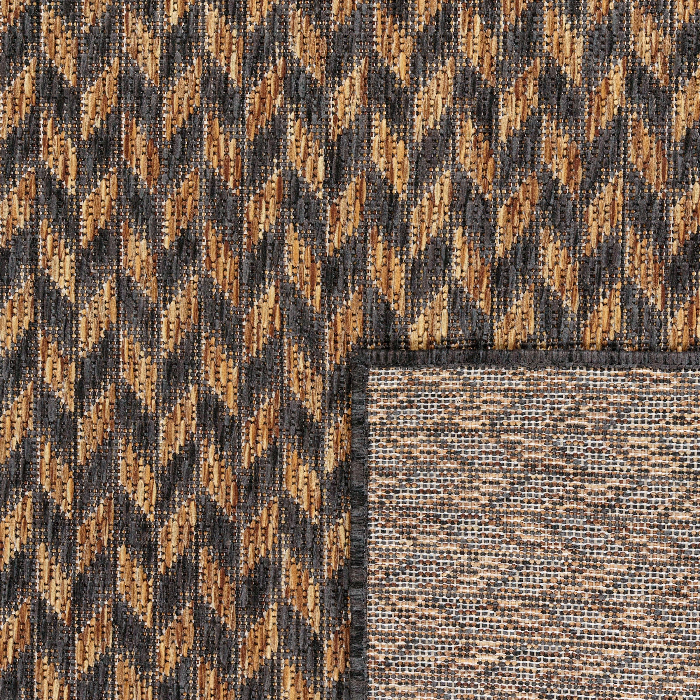 Paco Home Teppich »Illusion 327«, rechteckig, Flachgewebe, Zickzack Motiv,  Boho, In- und Outdoor geeignet auf Rechnung | BAUR