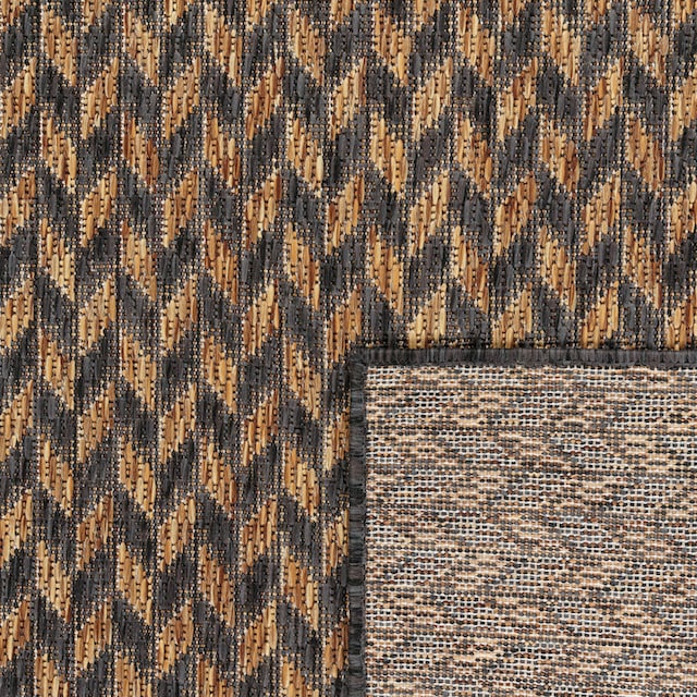 Paco Home Teppich »Illusion 327«, rechteckig, Flachgewebe, Zickzack Motiv,  Boho, In- und Outdoor geeignet auf Rechnung | BAUR