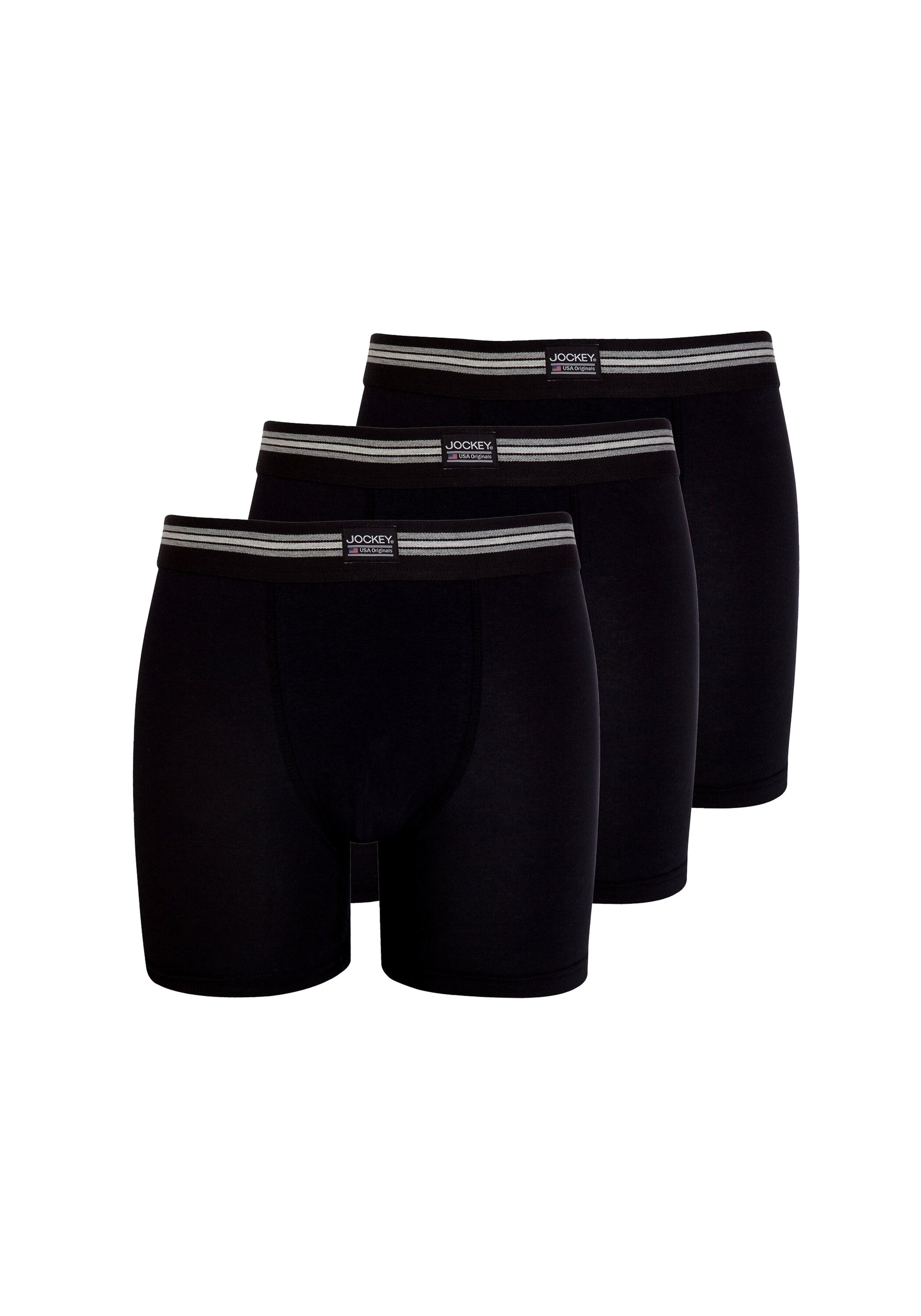 Jockey Boxershorts »Boxershort Cotton Stretch Boxer Trunk 3P 3er Pack«
