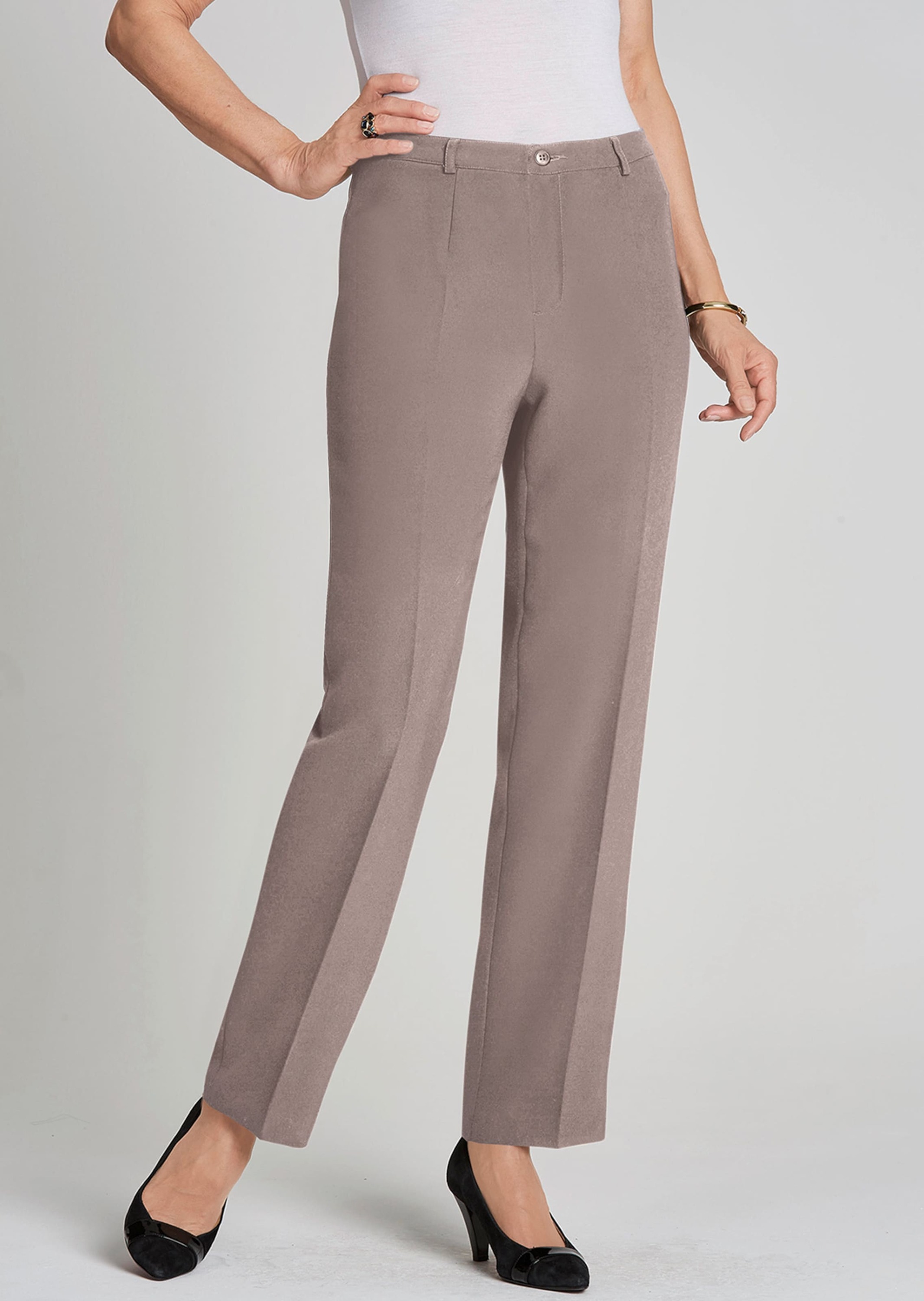 GOLDNER Stoffhose »Hose mit Gürtelschlaufen in pflegeleichter Qualität«