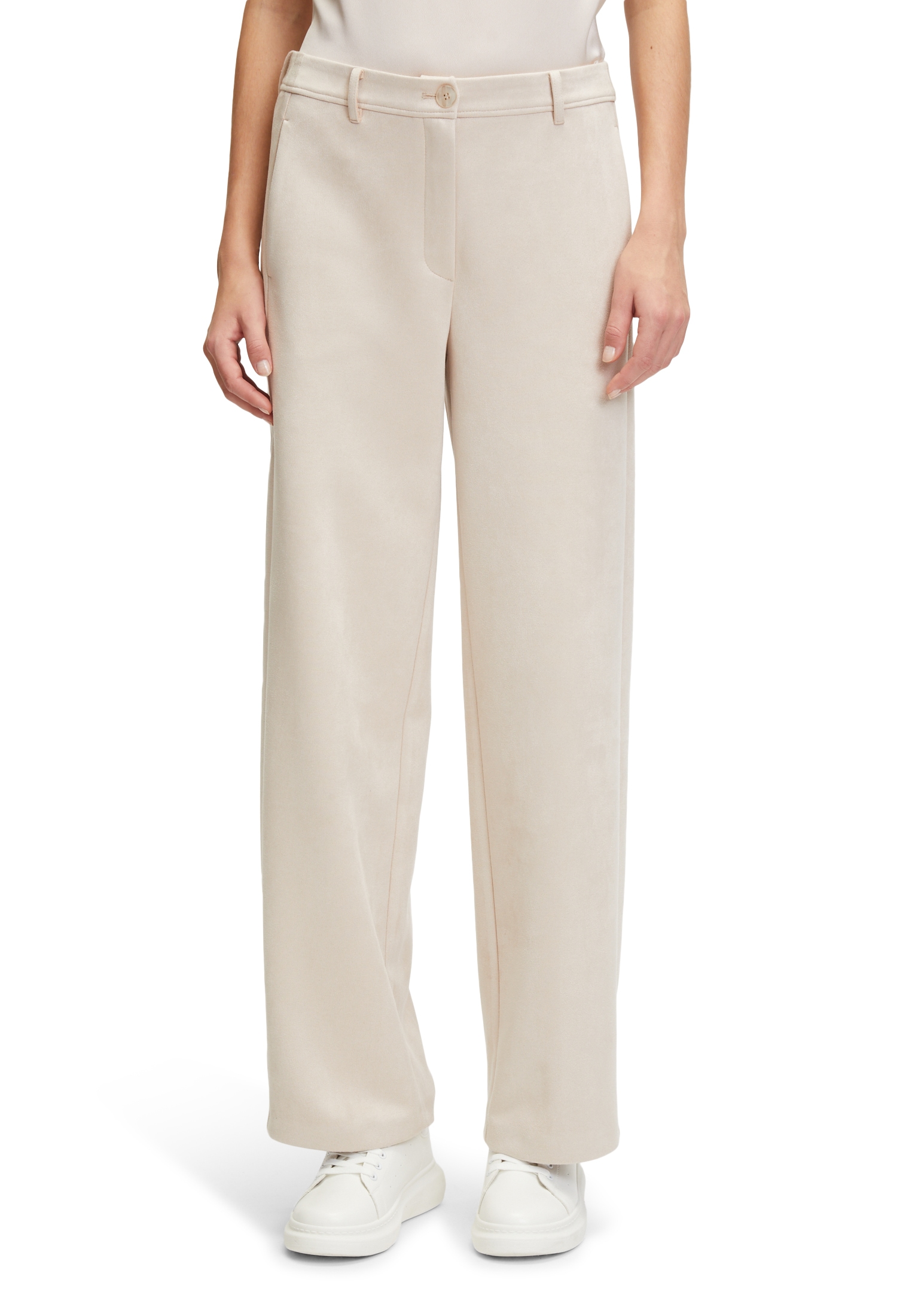 Betty&Co Stoffhose "Betty & Co Damen Stoffhose mit weitem Bein", Material günstig online kaufen